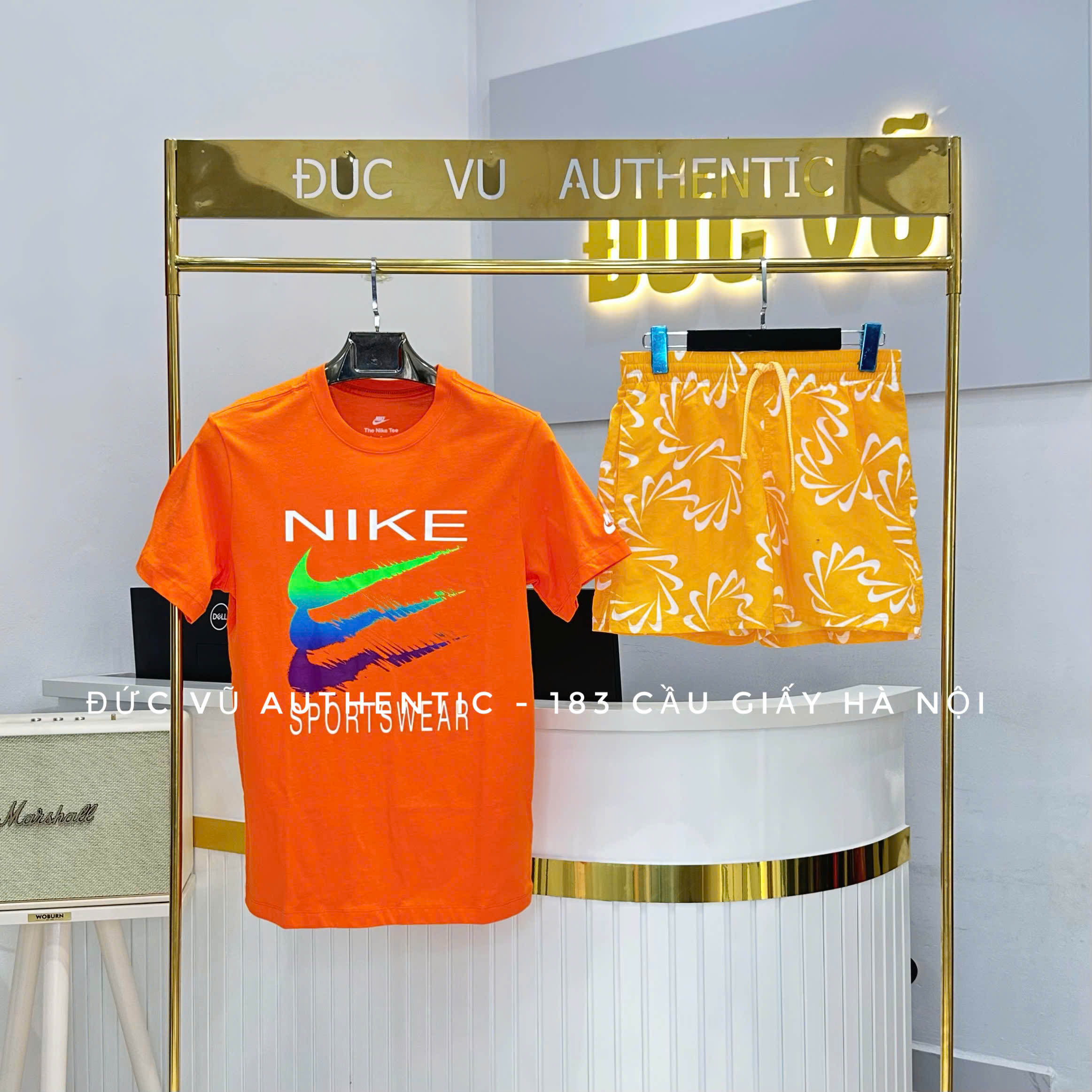Bộ đồ thể thao Nike Summer Vibes – Cam Nổi Bật