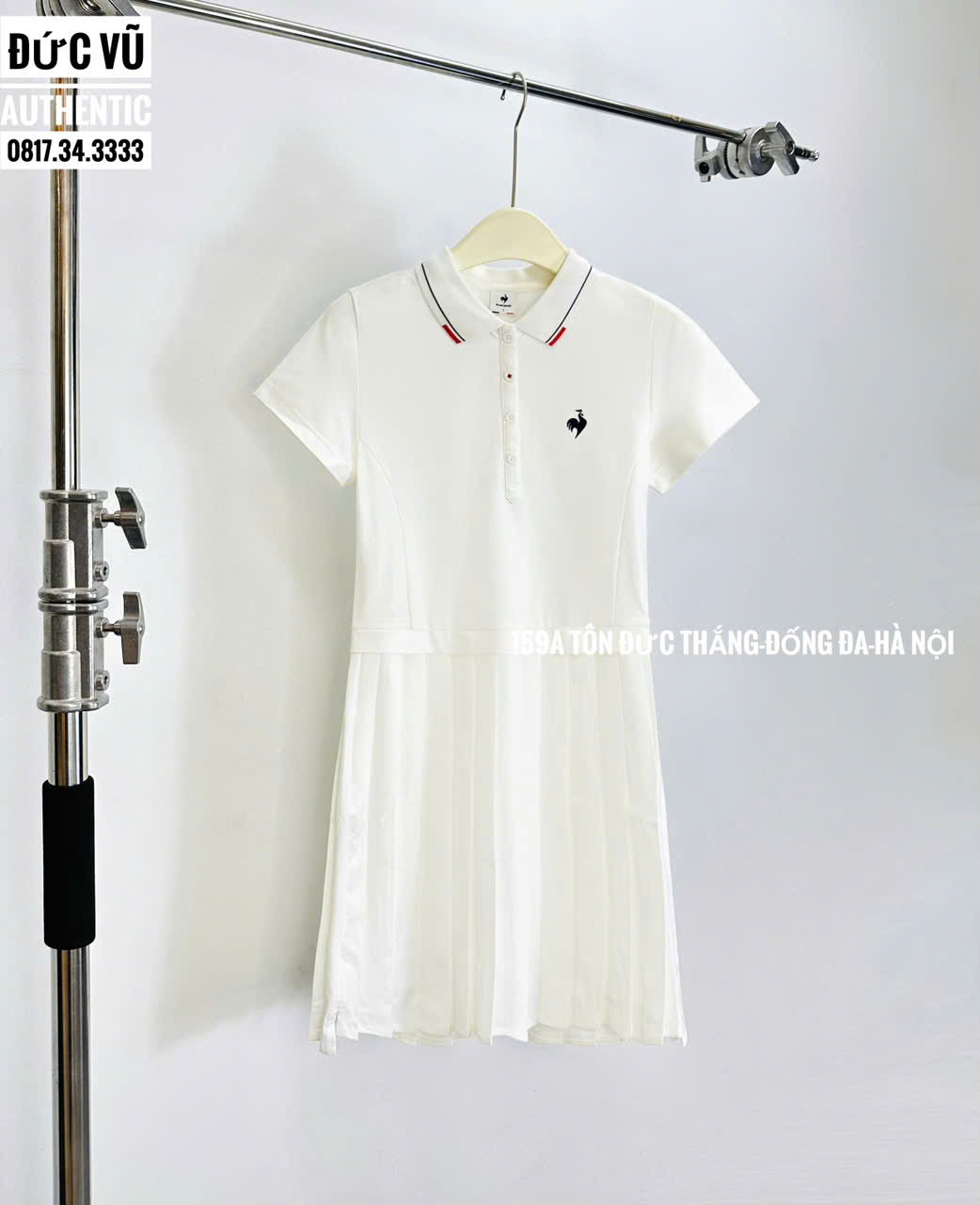 Váy Polo Nữ Le Coq Sportif Trắng