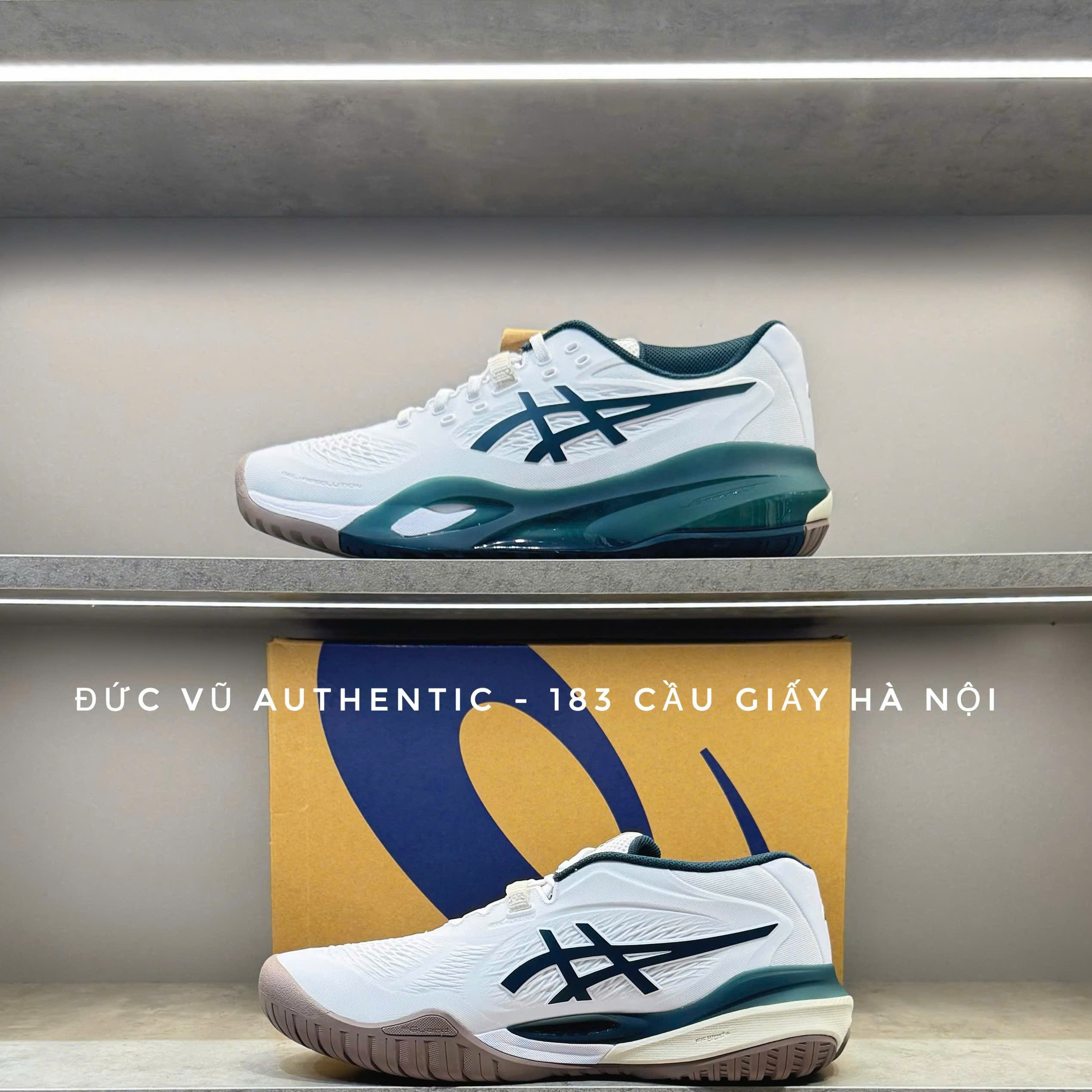 Giày Asics Gel-Resolution X ‘Saxon Green’ 1041A481-111
