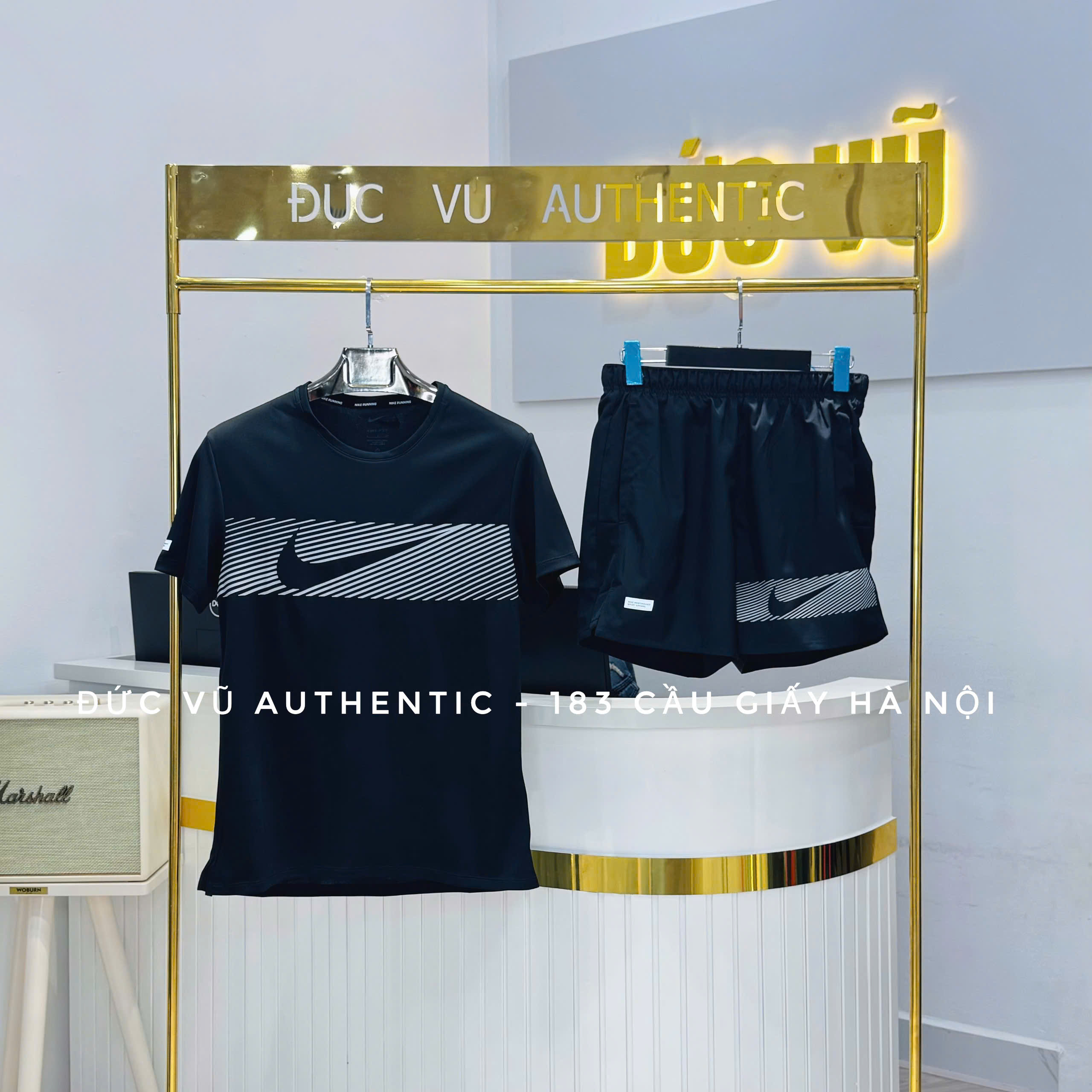 Bộ Nike Flash Miler - Đen