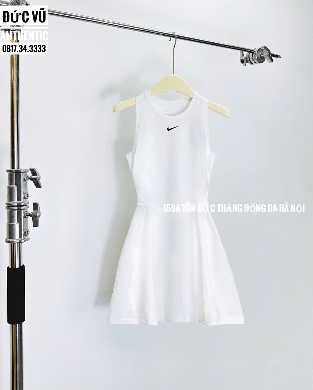 Đầm tennis Nike trắng nữ
