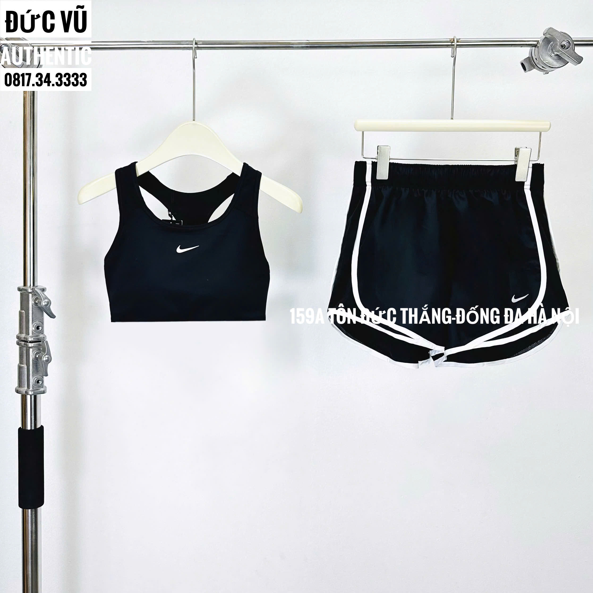 Bộ Đồ Thể Thao Nữ Nike Sports Bra và Quần Shorts