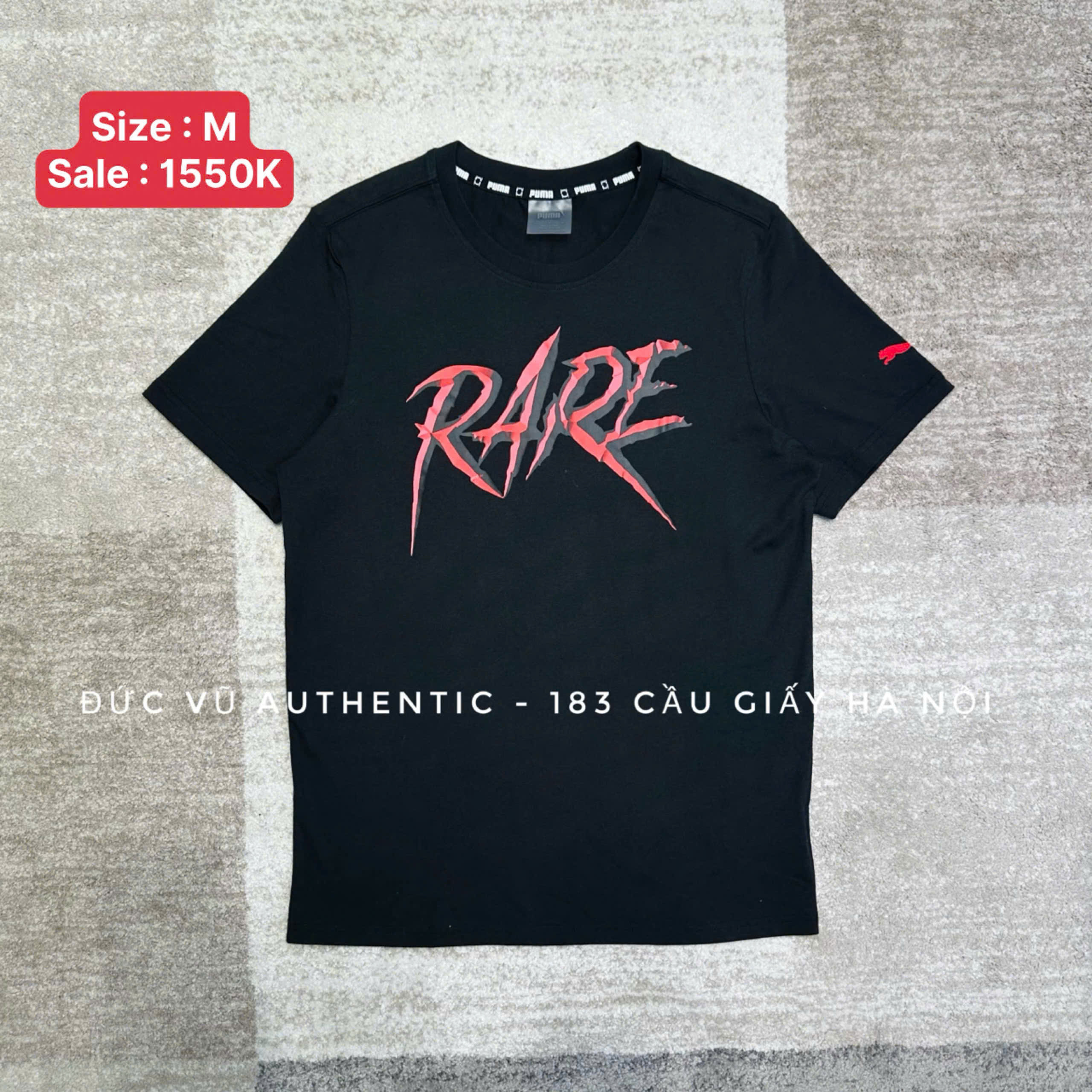 Áo thun Puma “RARE” Graphic Tee Black