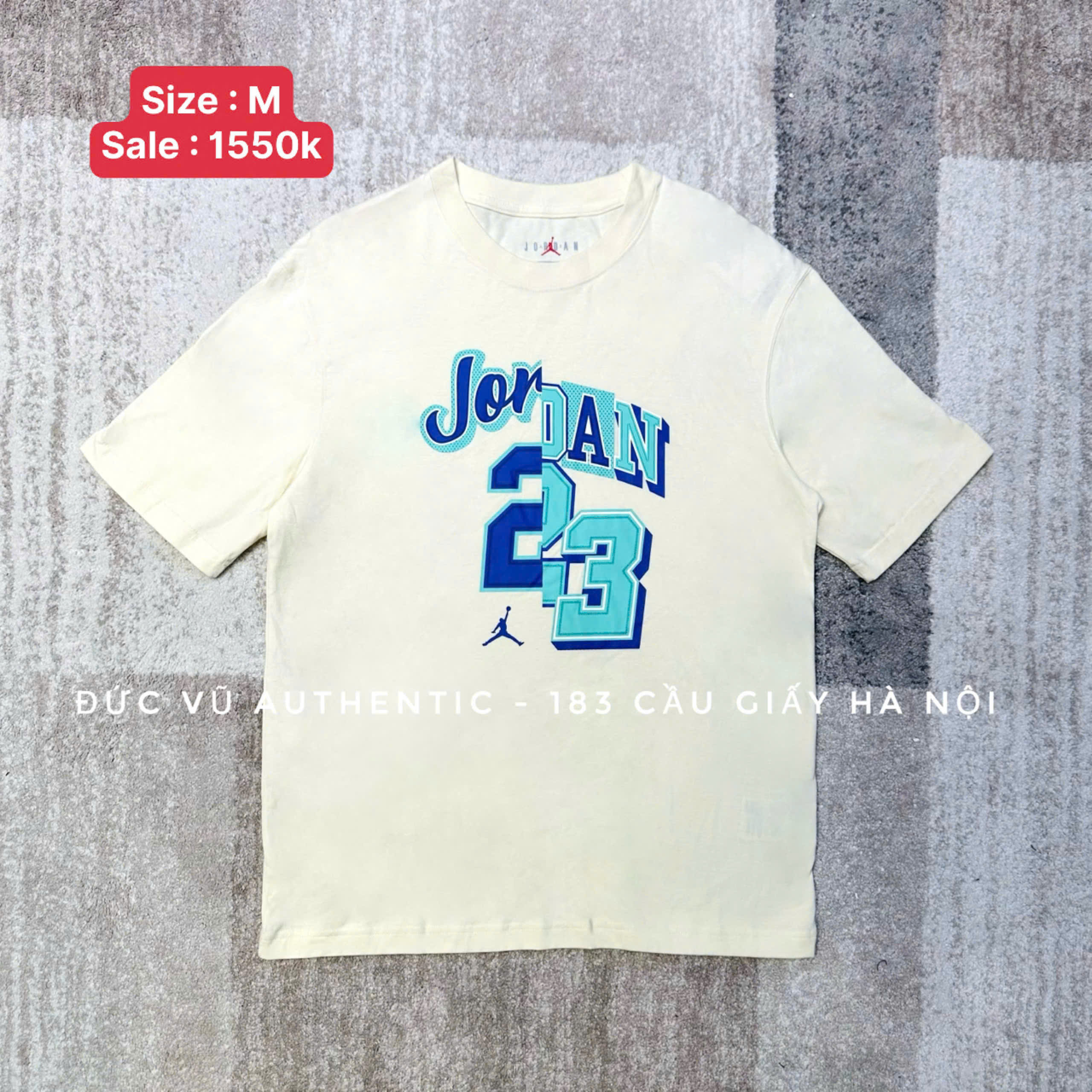 Áo thun Jordan 23 Split Pastel Blue