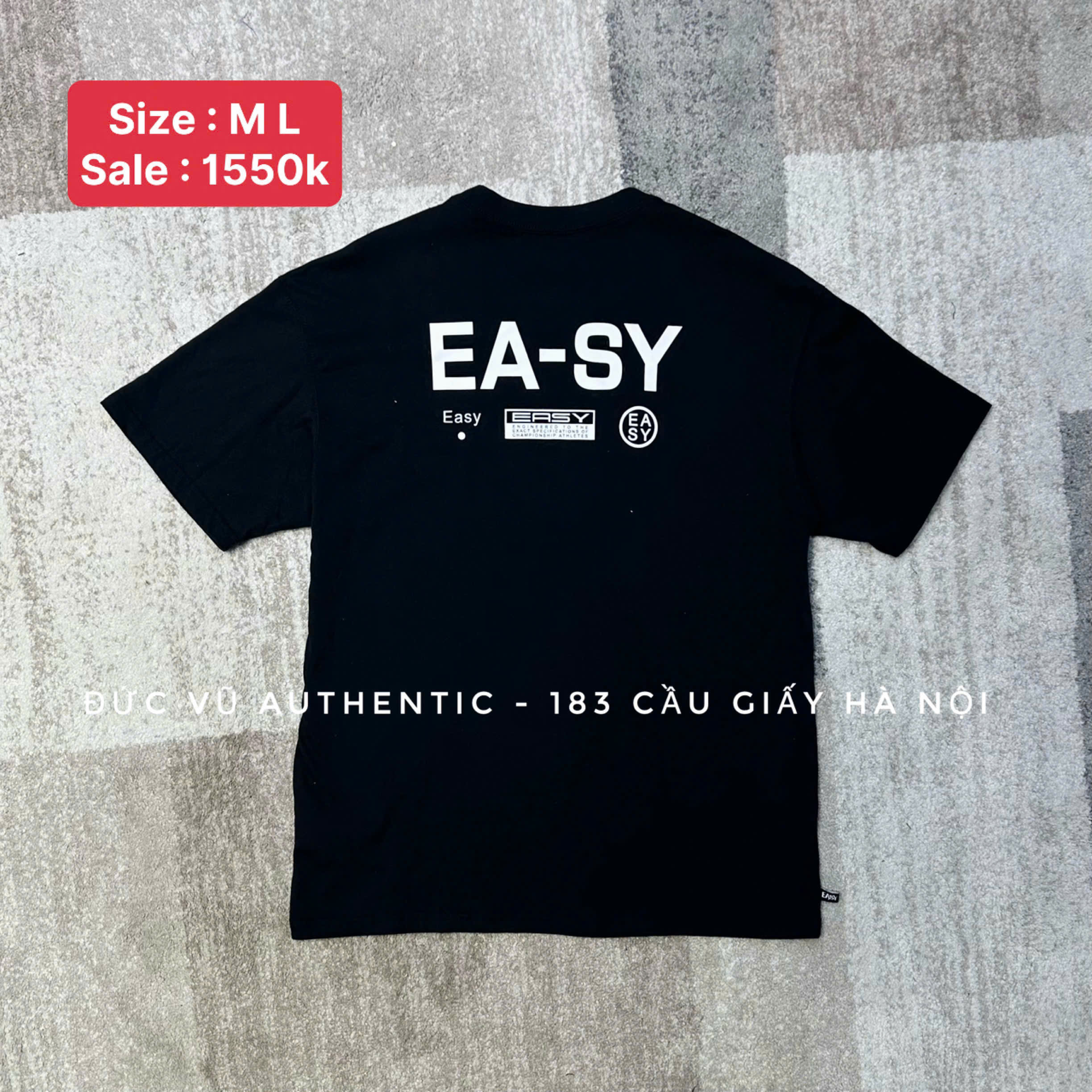 Áo thun EASY Typography Street Style
