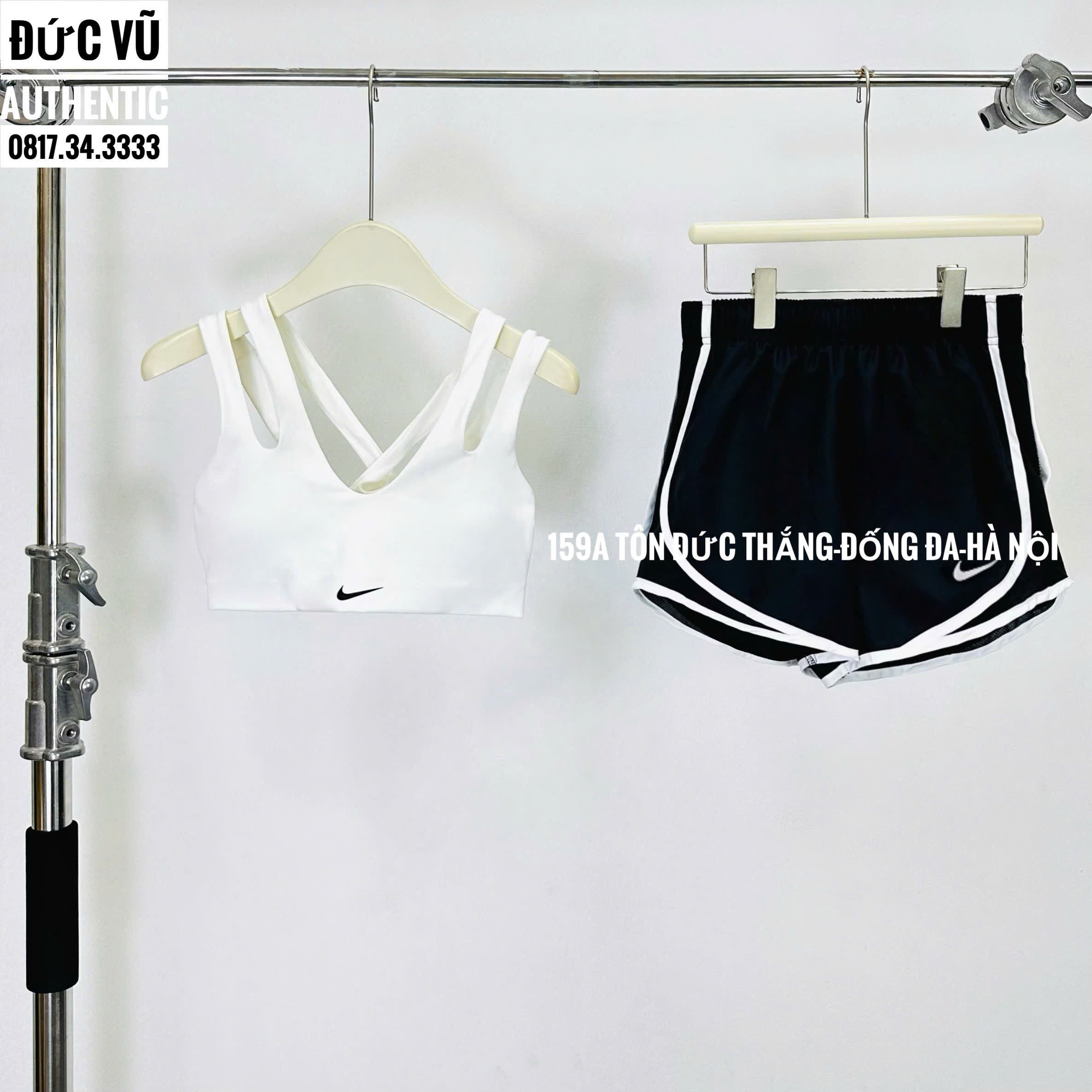 Bộ Đồ Thể Thao Nữ Nike Crossback Bra và Quần Shorts