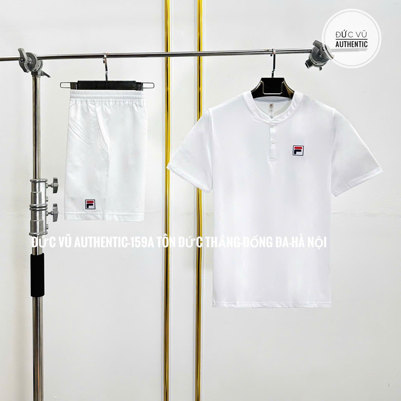 Bộ FILA THUN HENLEY TAY NGẮN