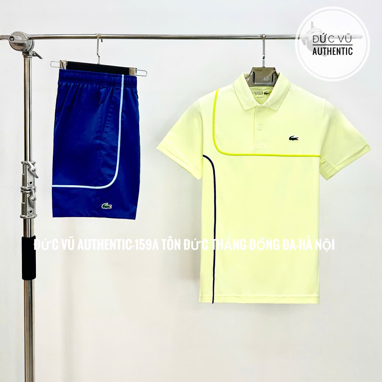 Bộ Polo Tennis Lacoste Nam Piqué Dáng Suông Công Nghệ Ultra-Dry