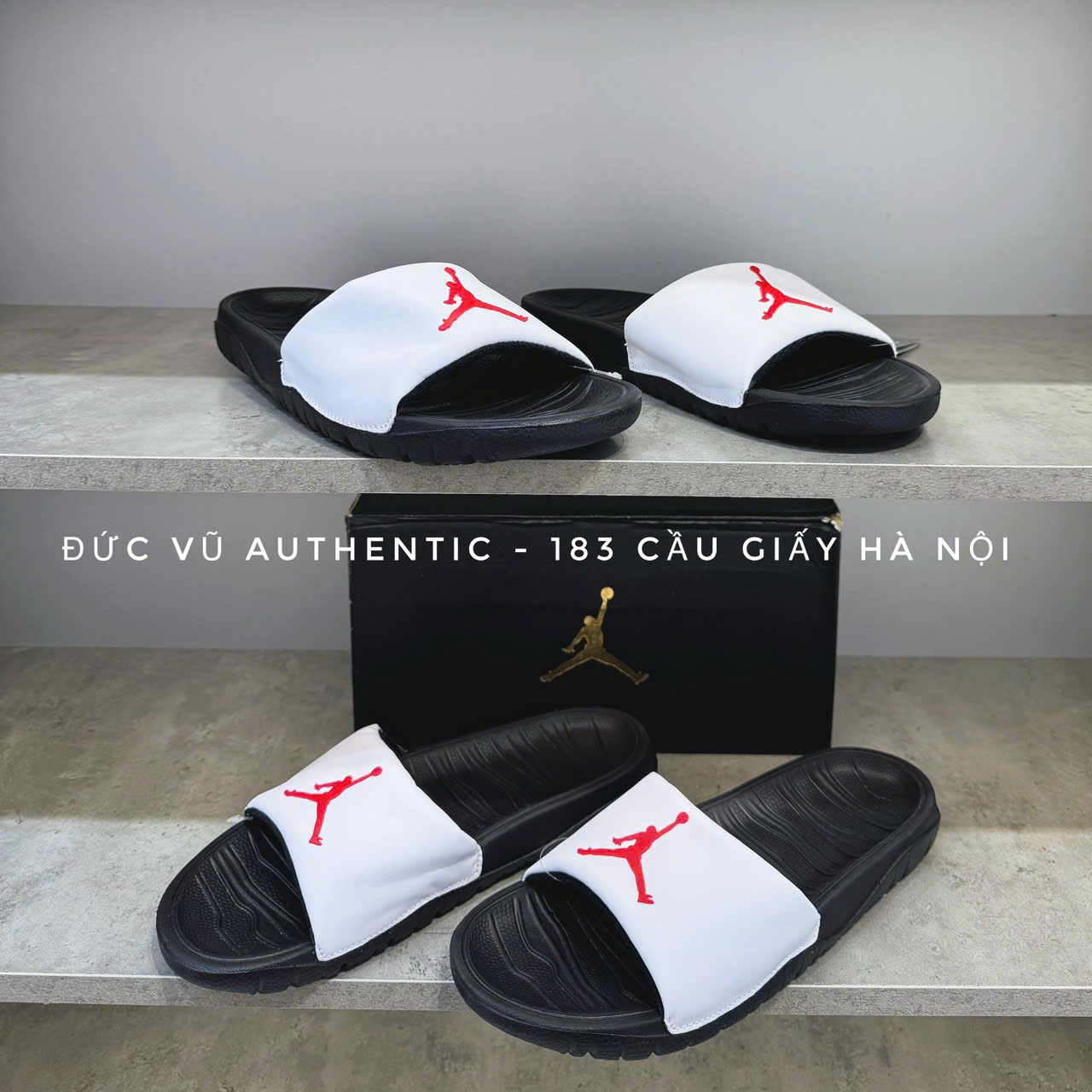 Dép Nike Jordan – University Red