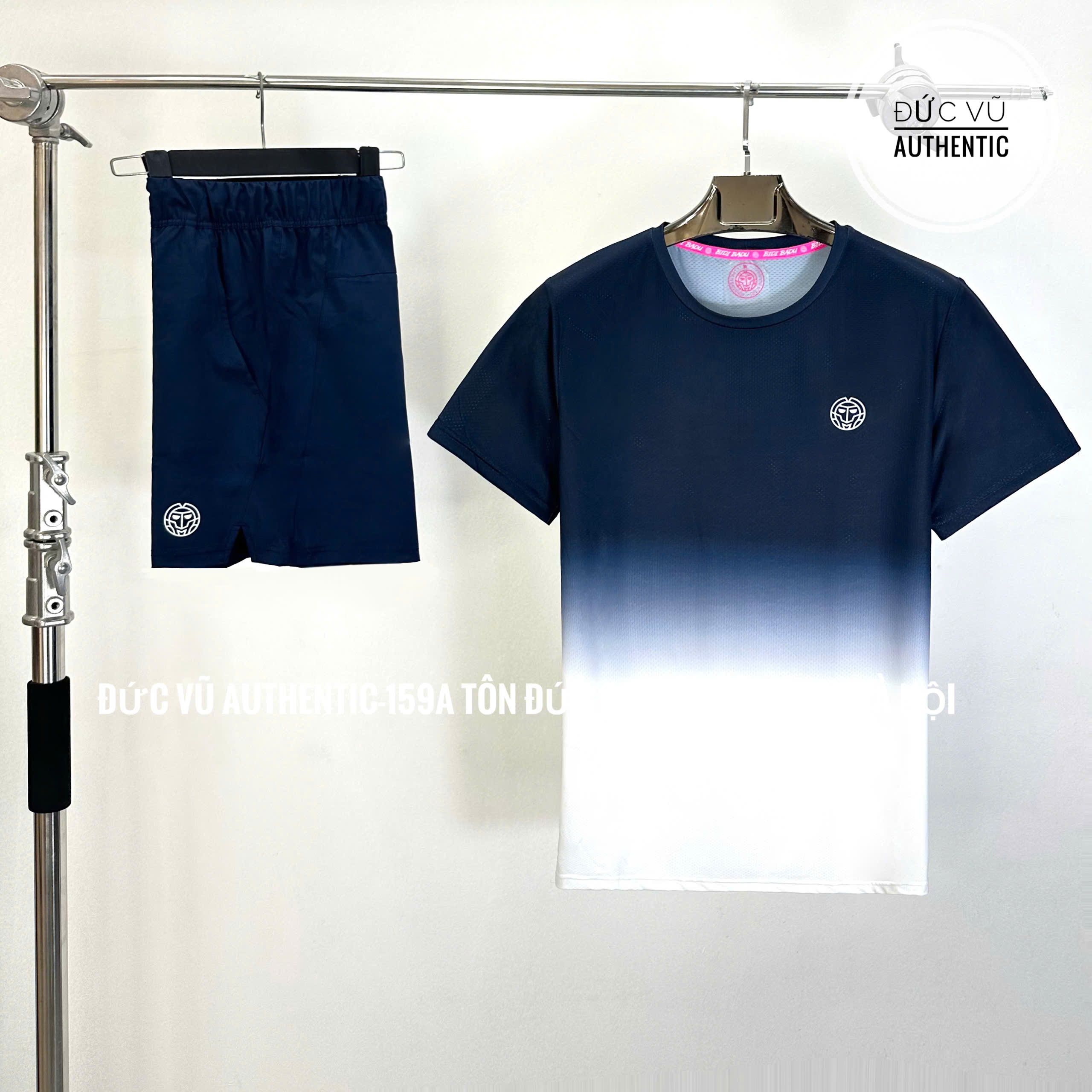 BIDI BADU Performance Shirt in Blue, Dark Blue