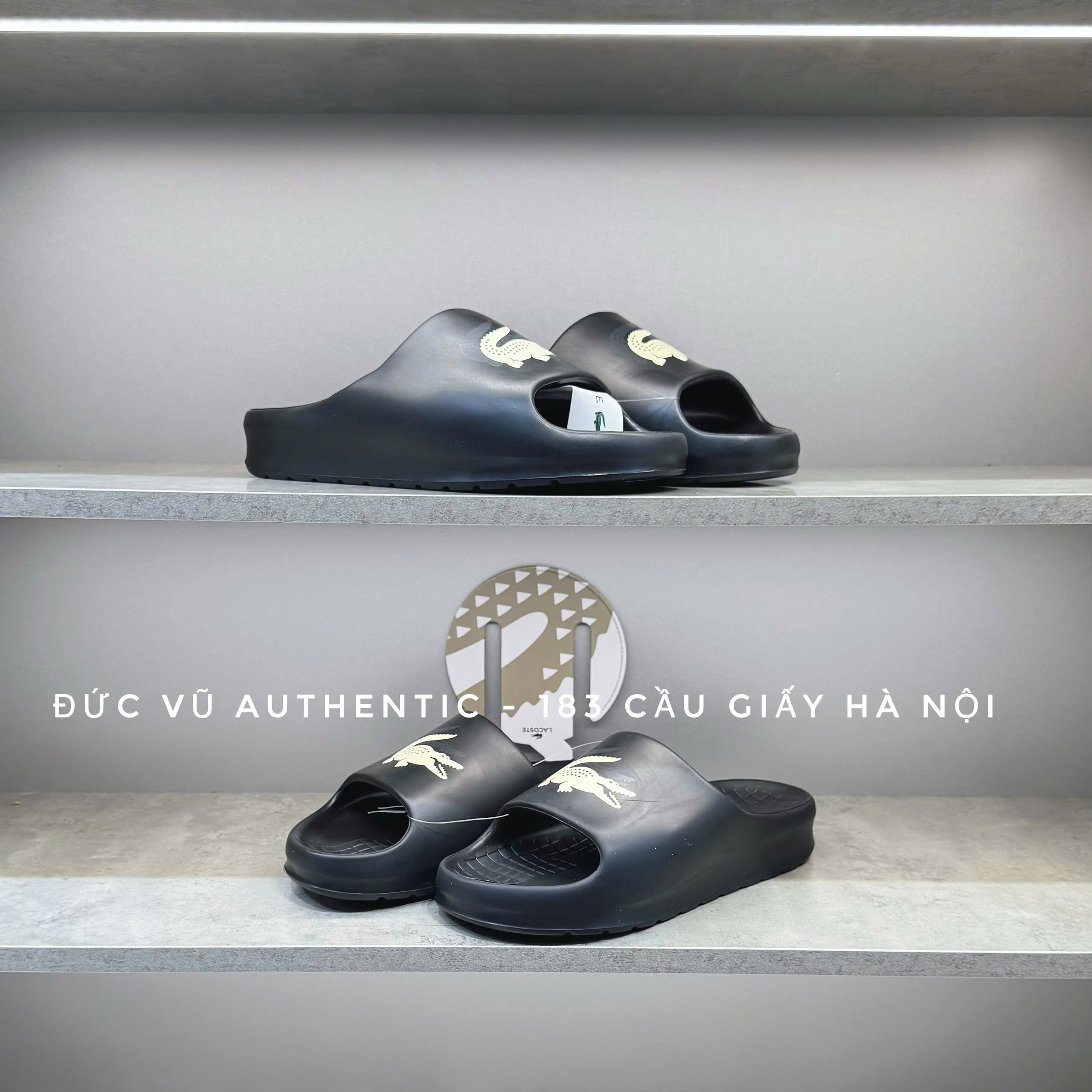 Dép Lacoste Croco 2.0 Evo Chất Liệu Nhựa Tổng Hợp Hoạ Tiết Colour Block