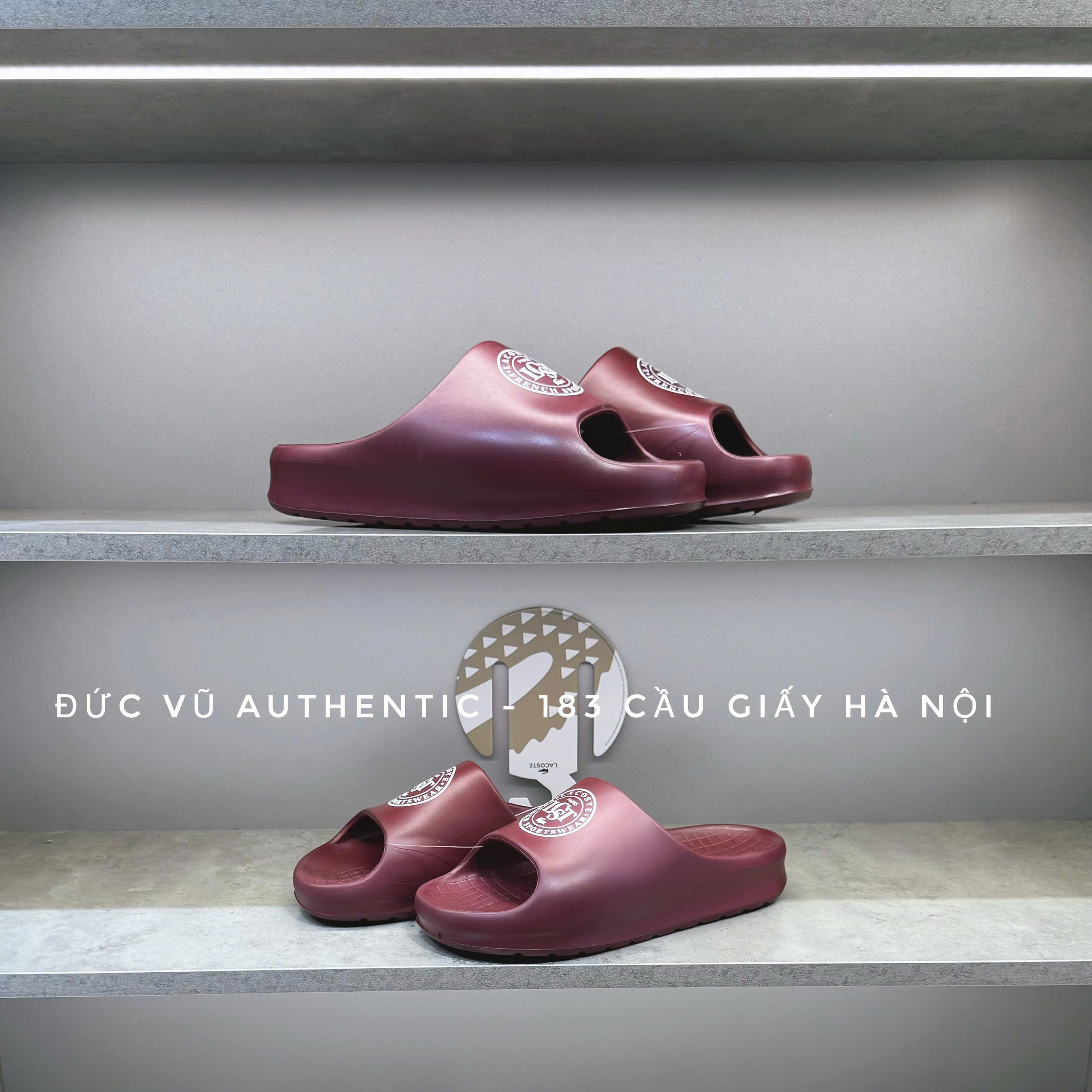 Bộ Dép Lacoste Nam Serve Slide 2.0
