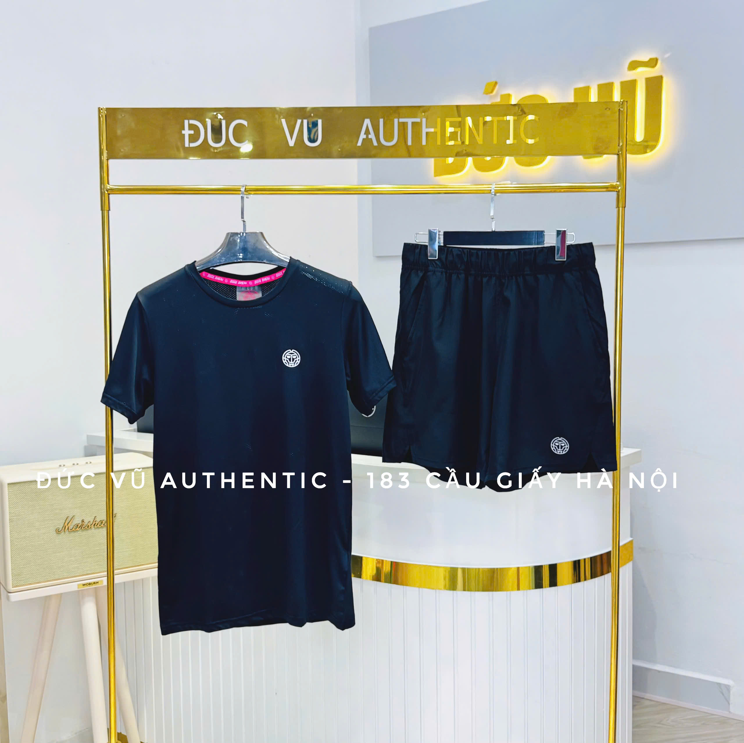 Bộ Crew Tee Black
