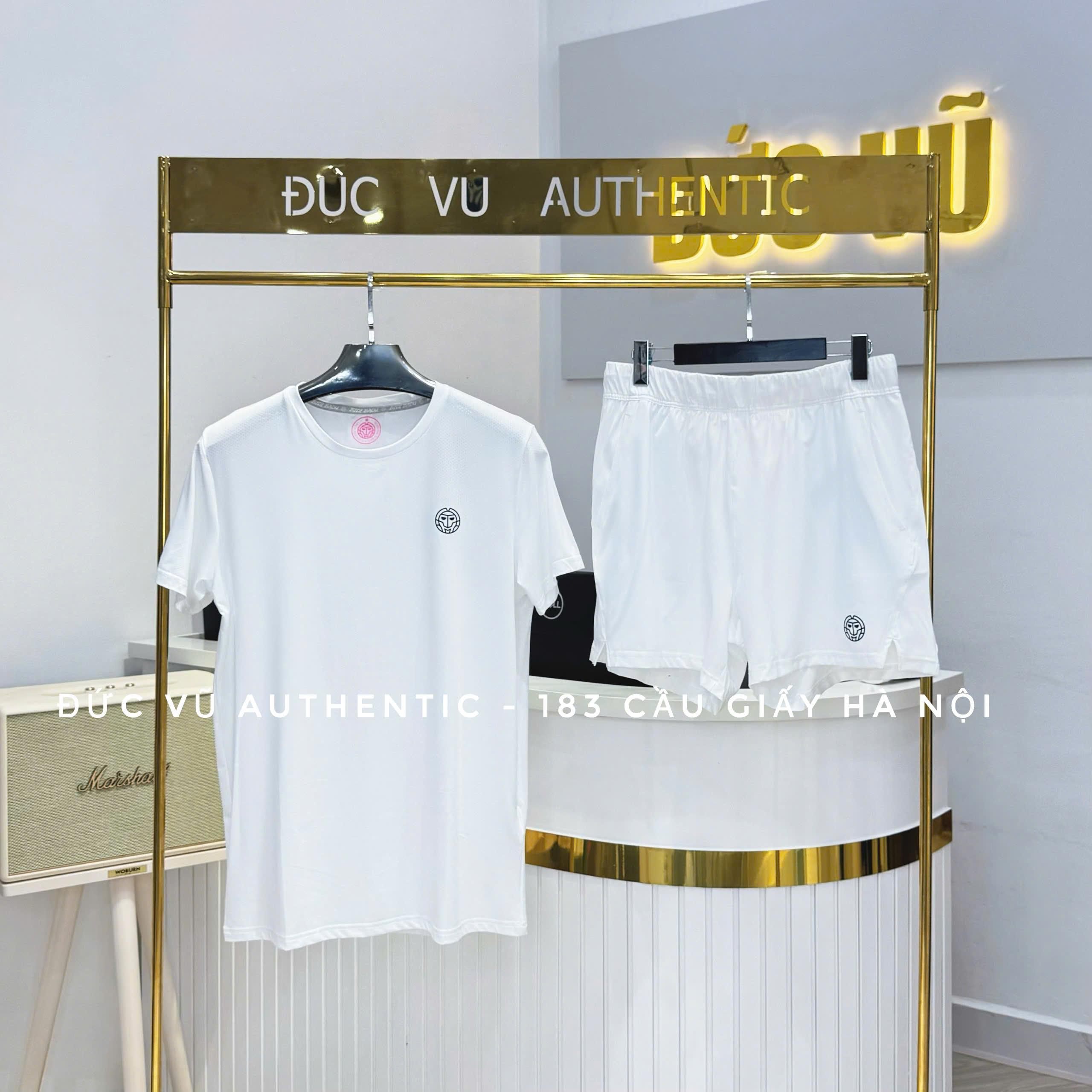 Bộ Crew Tee White