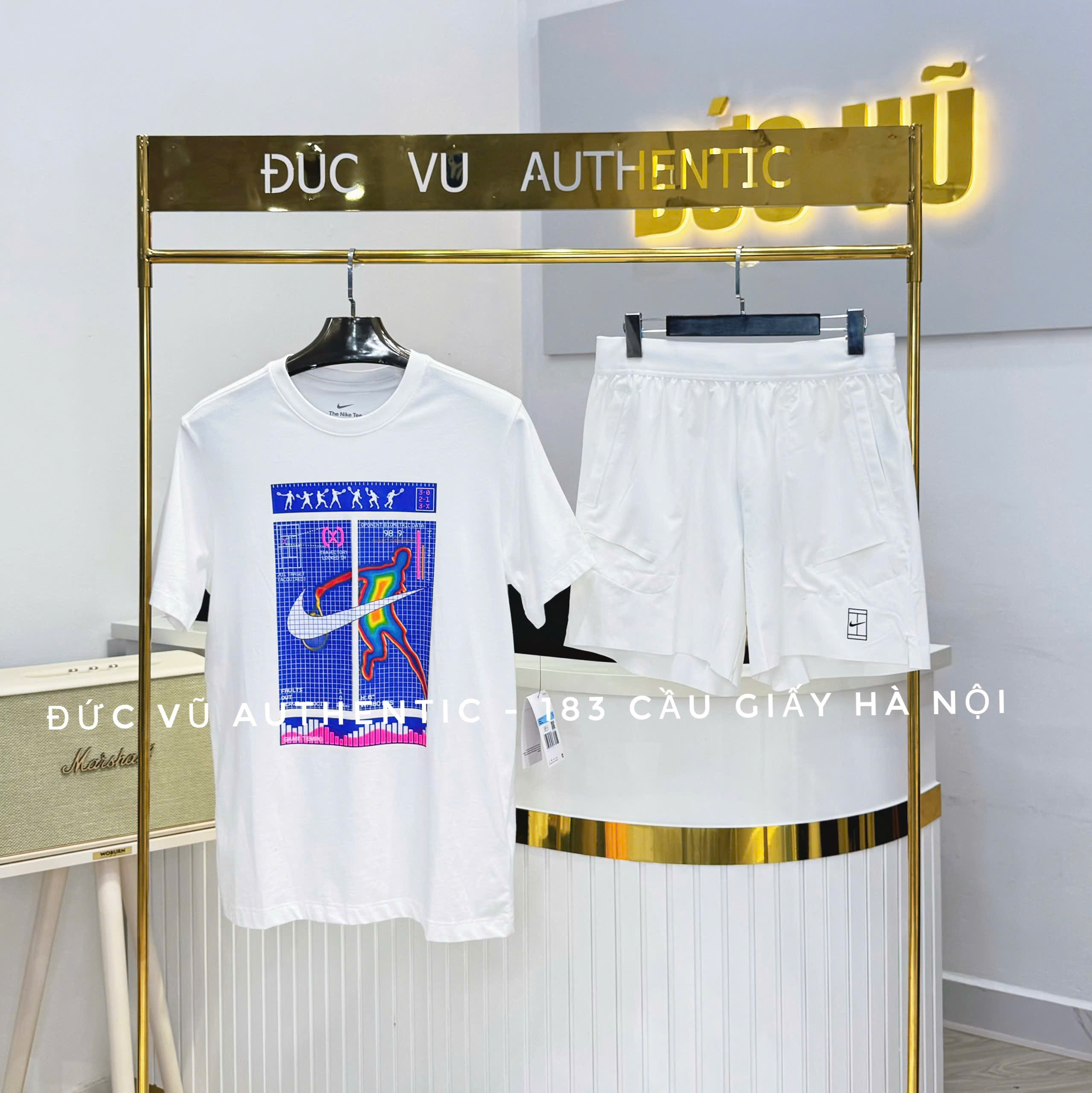 Nike Men's Court Graphic - Trắng