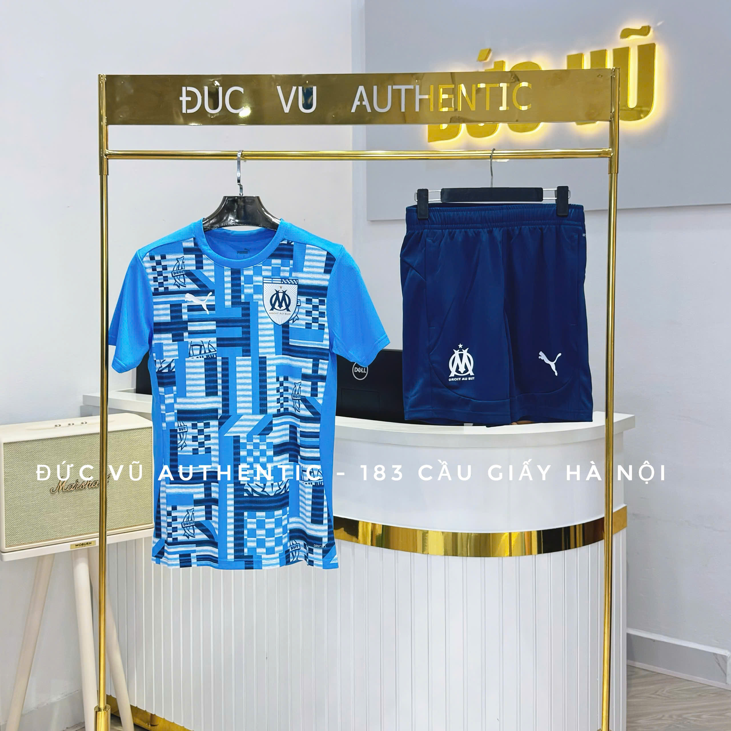 Bộ Puma OLYMPIQUE MARSEILLE PREMATCH - Trang phục câu lạc bộ