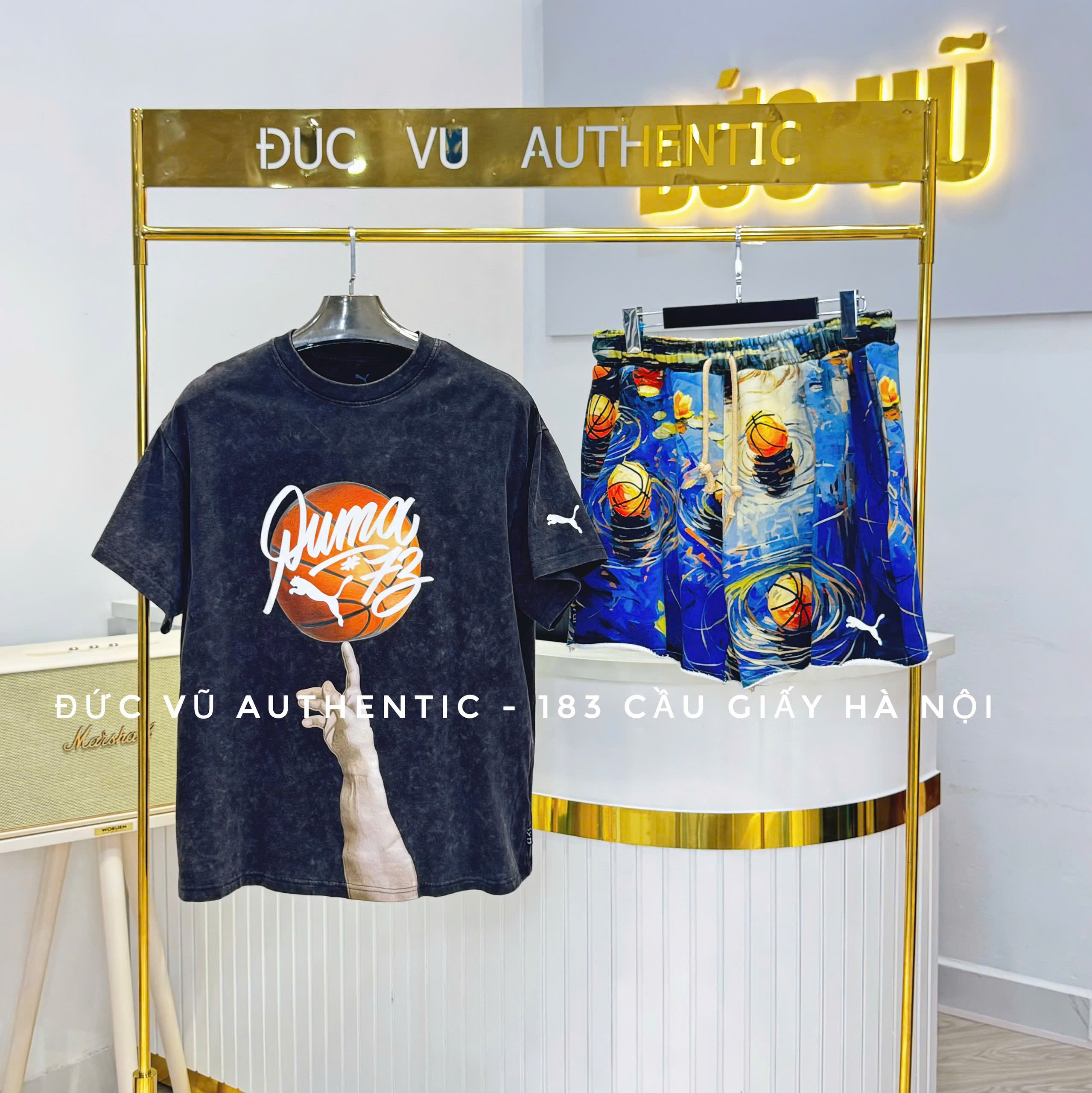 Bộ Puma Dylan Exhibit 630475 Đen, dáng Regular Fit