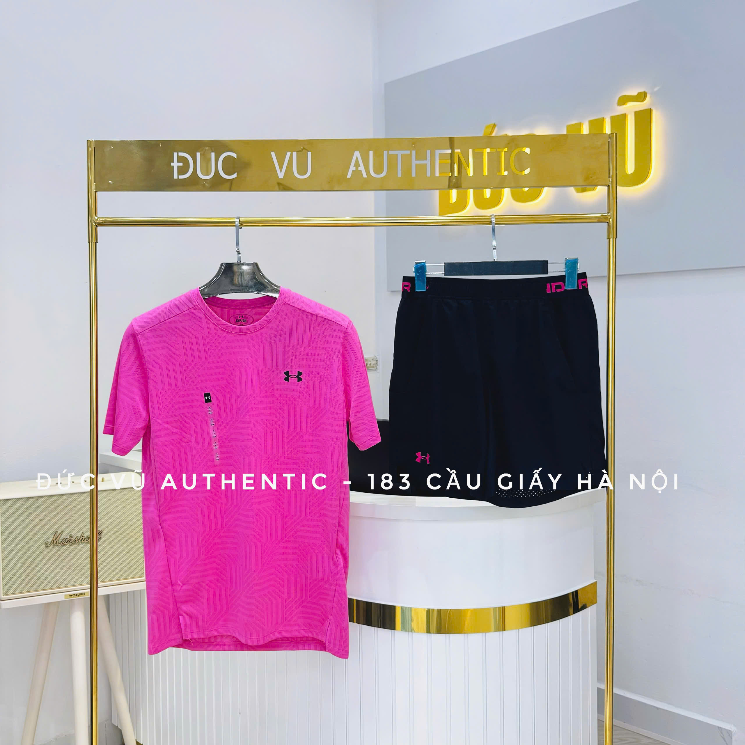 Bộ UNDER ARMOUR TECH - ASTRO PINK