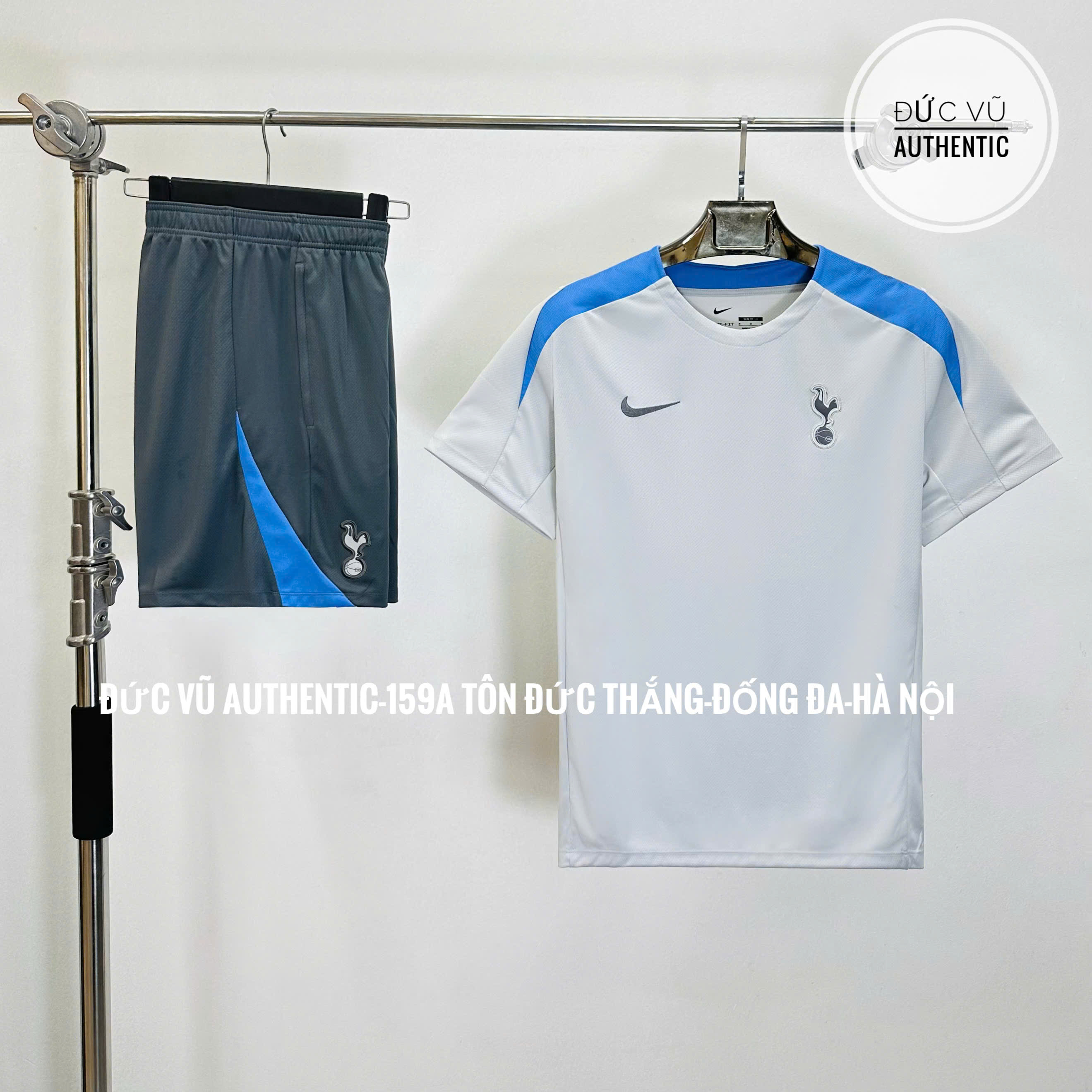 Set thể thao Tottenham Hotspur training 2024 – Trắng phối xám xanh