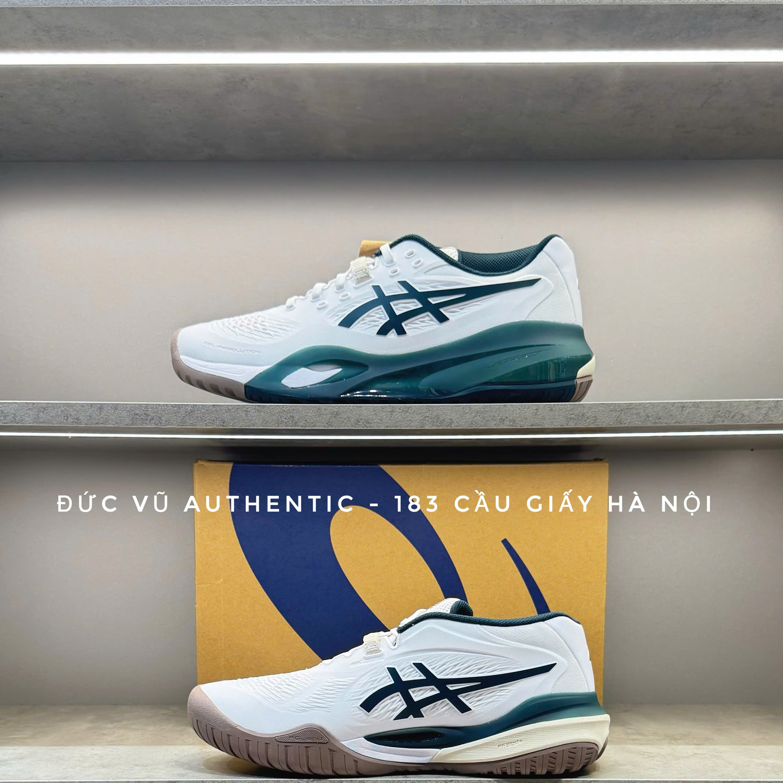 Giày Asics Gel-Resolution X ‘Saxon Green’ 1041A481-111