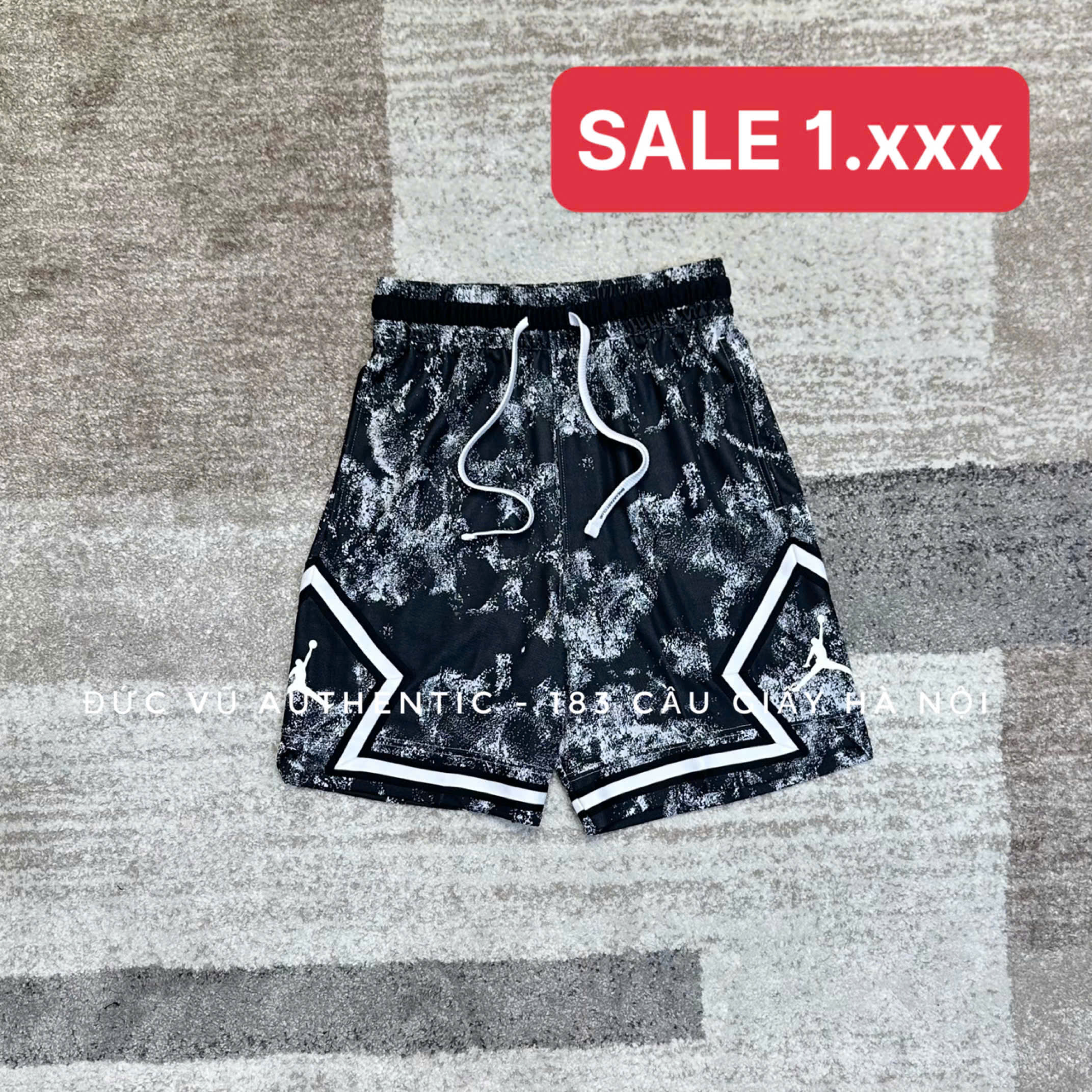 Quần short thể thao Jordan Abstract Black