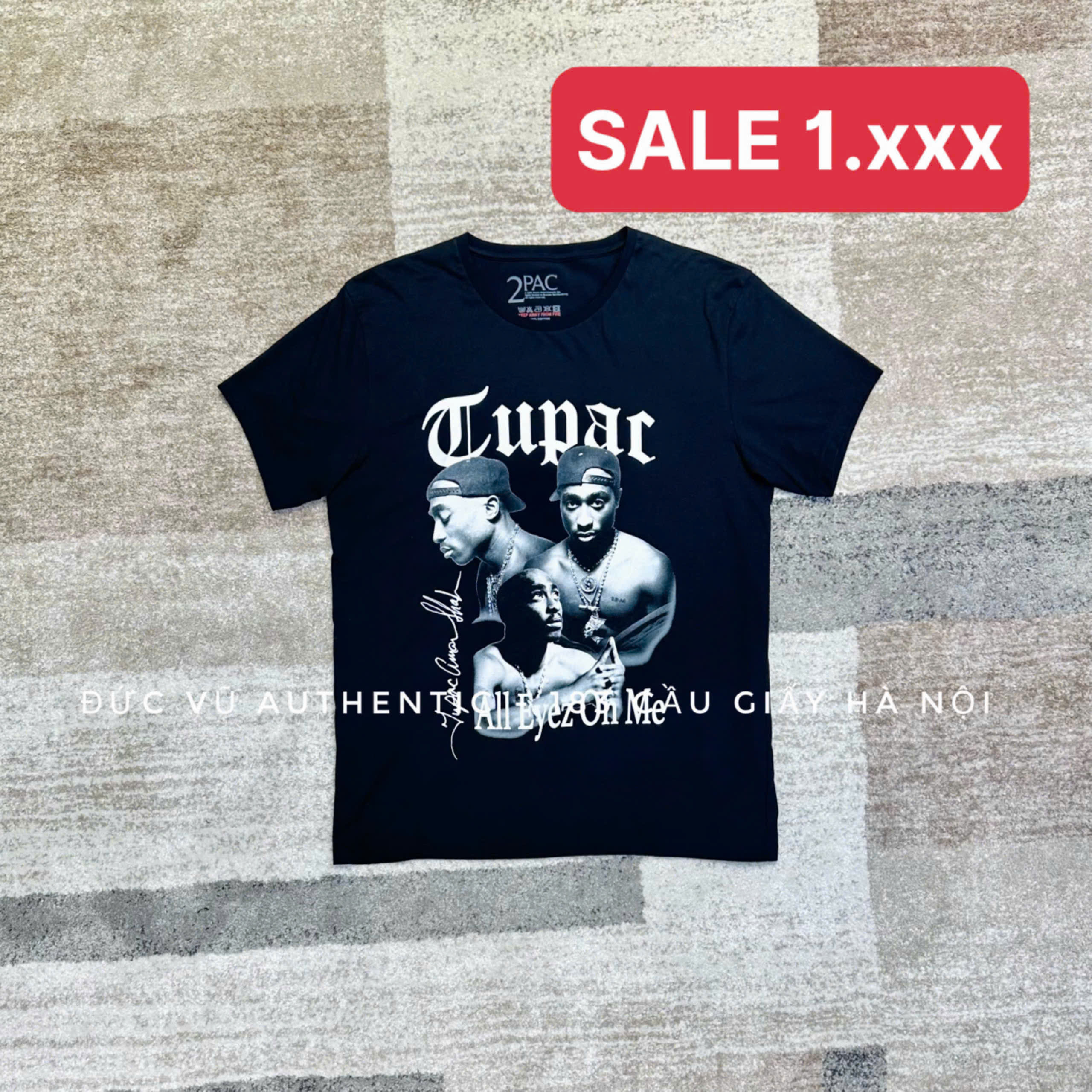 Áo thun Tupac "All Eyez On Me" Black Edition
