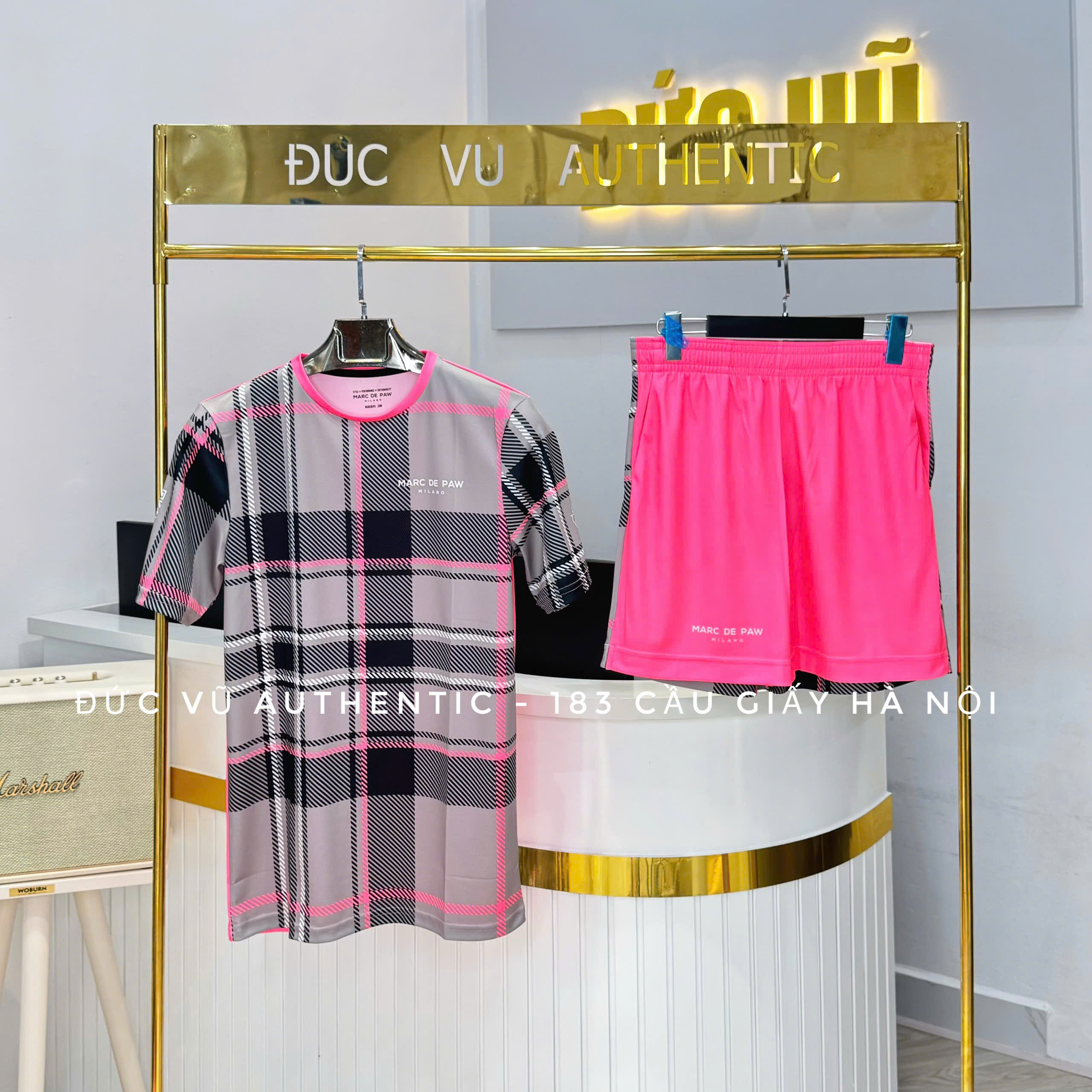 Bộ thể thao Marc De Paw Pink BBR