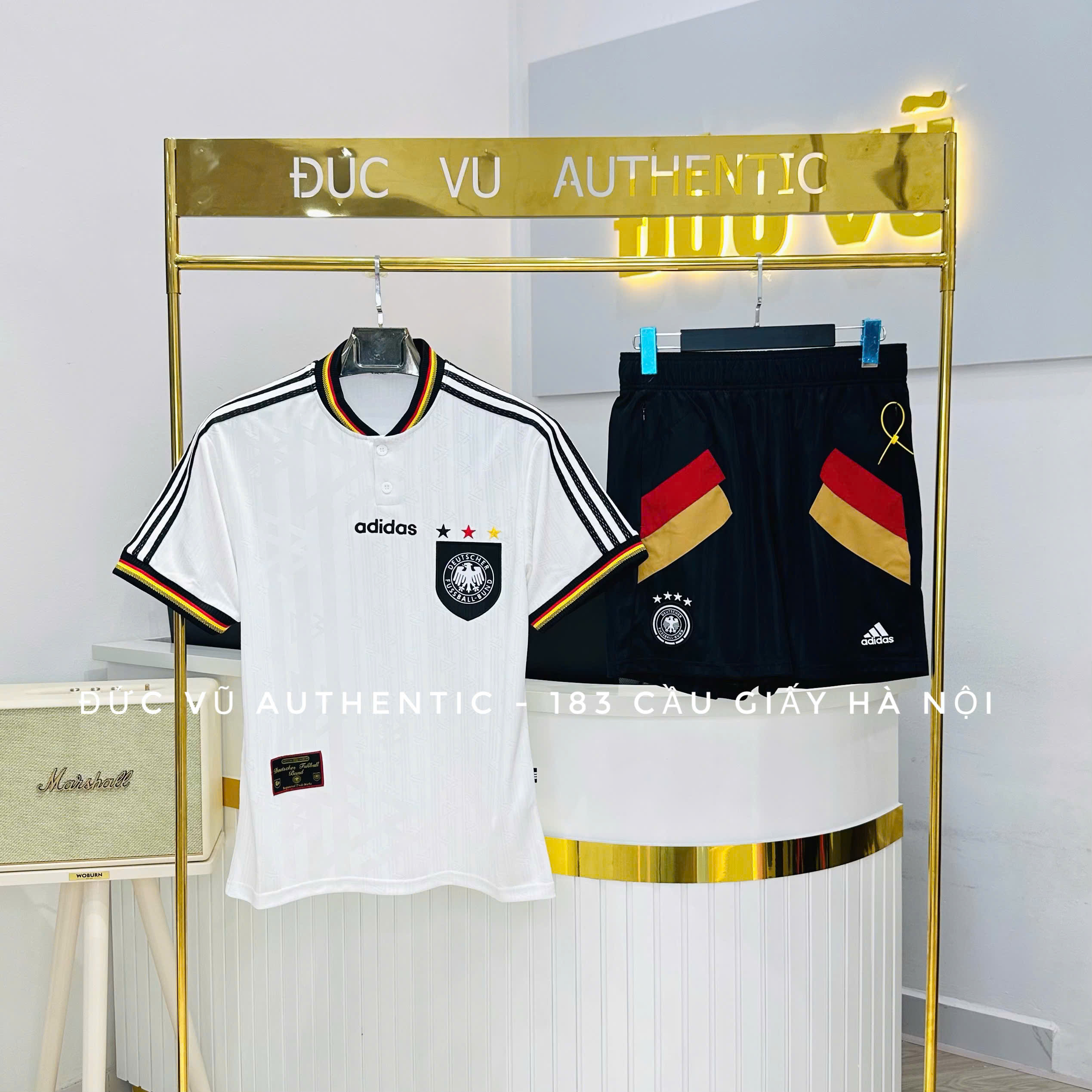 Bộ Adidas Germany 1996 Home Jersey ‘White’ IT7749