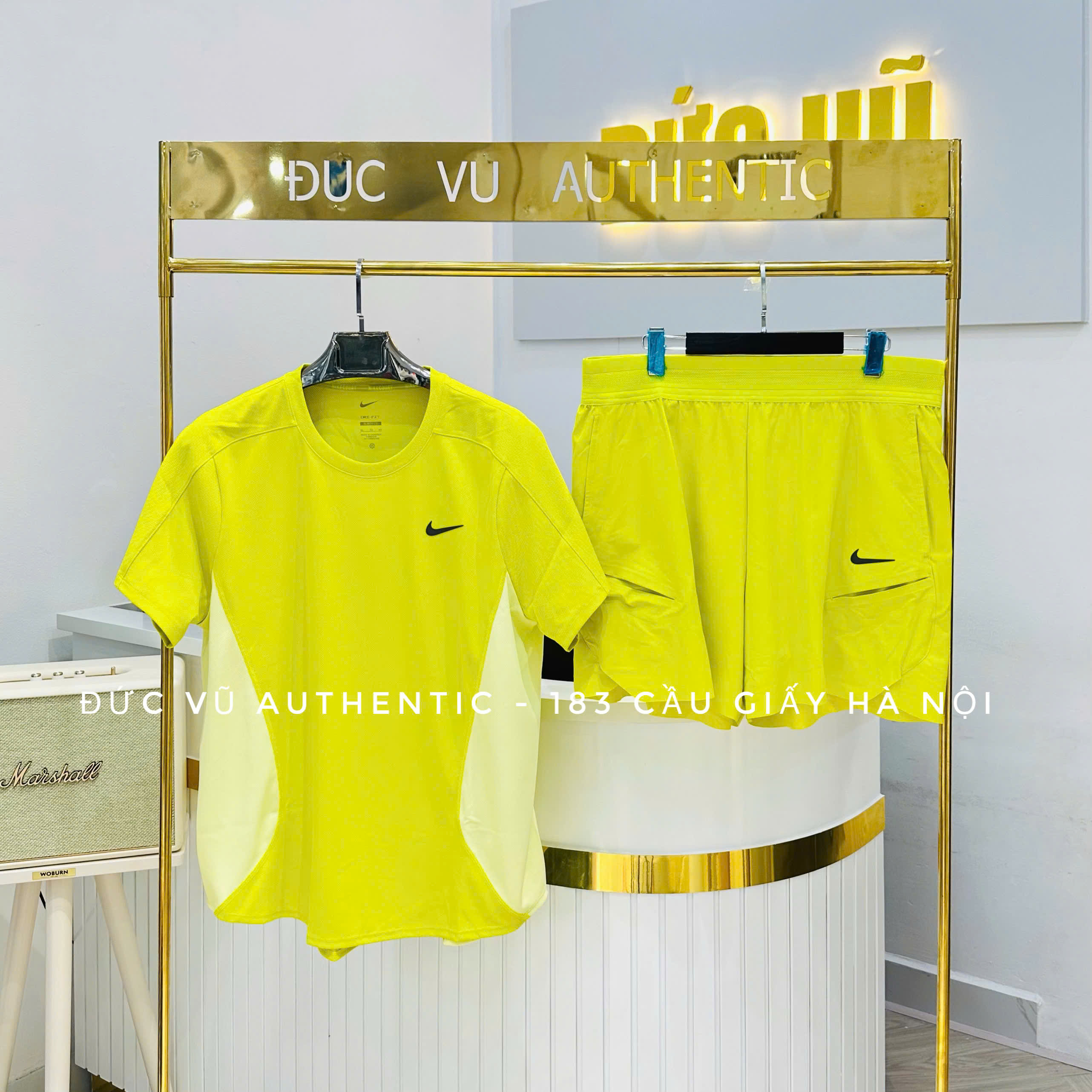 Bộ Thể Thao Pickleball/Tennis Nam Nike Court Slam Dri-FIT FZ6858-344 Màu Vàng Chanh