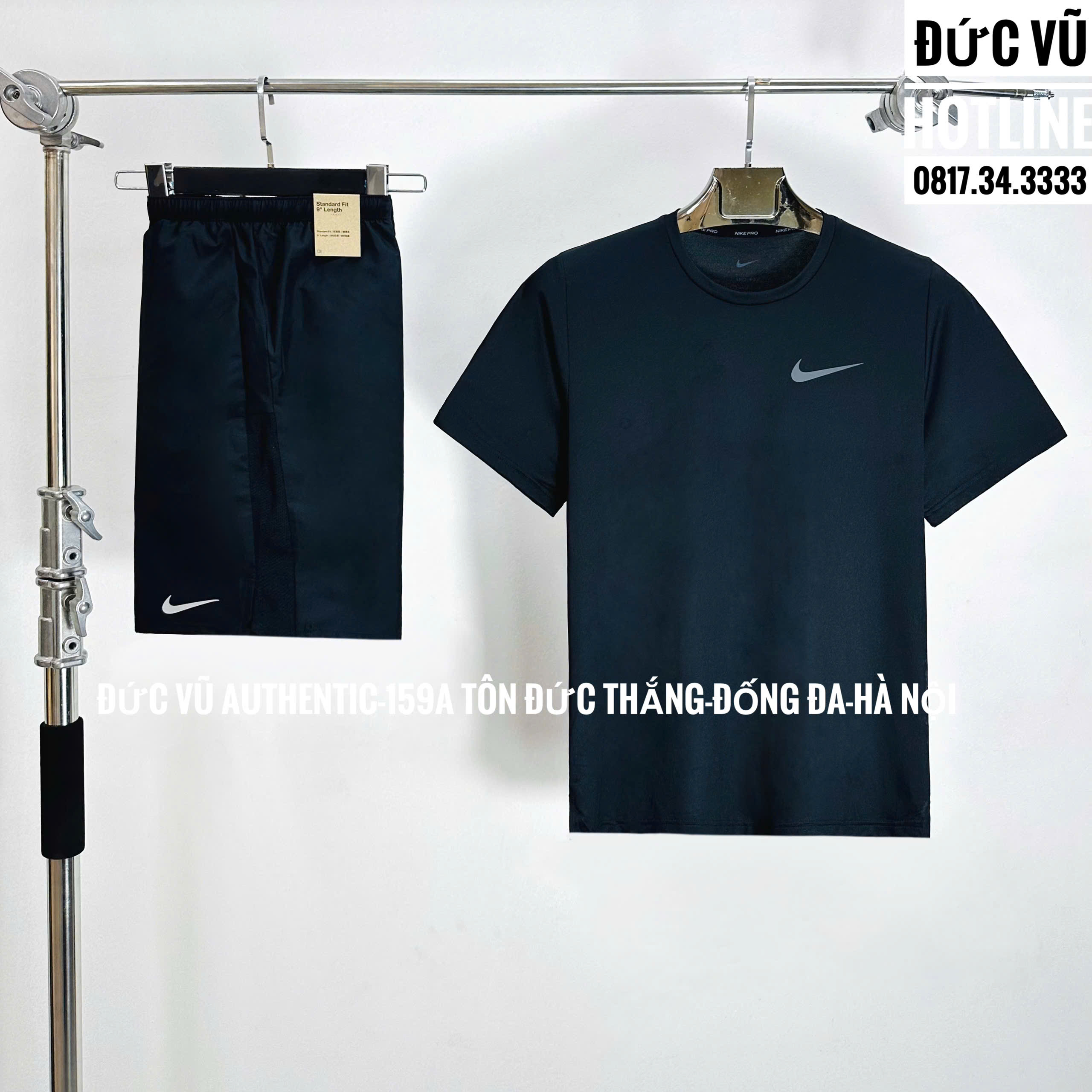 Bộ Men's Nike Court Dri-Fit Advantage Black