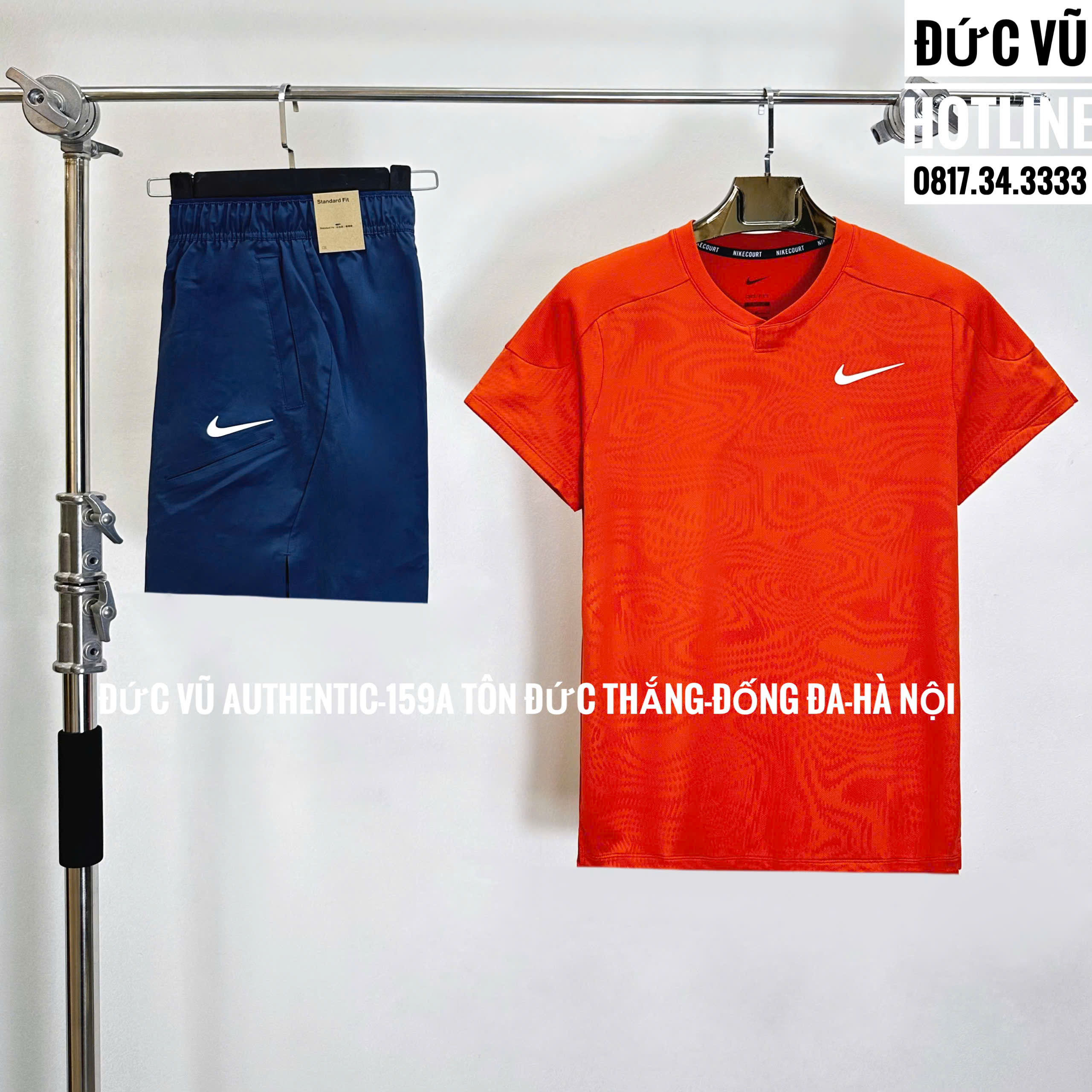Bộ NikeCourt Slam Men’s NikeCourt Top – Rust Factor