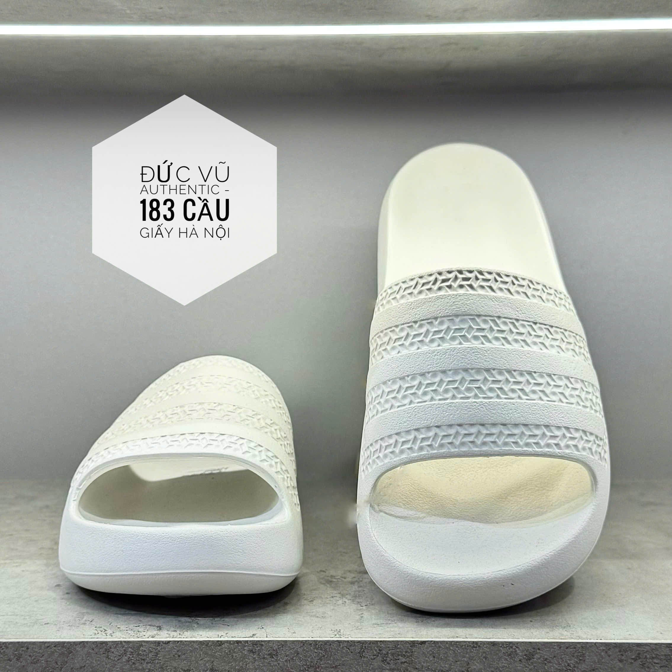 Dép Adidas Adilette Ayoon GV9536 Màu Trắng