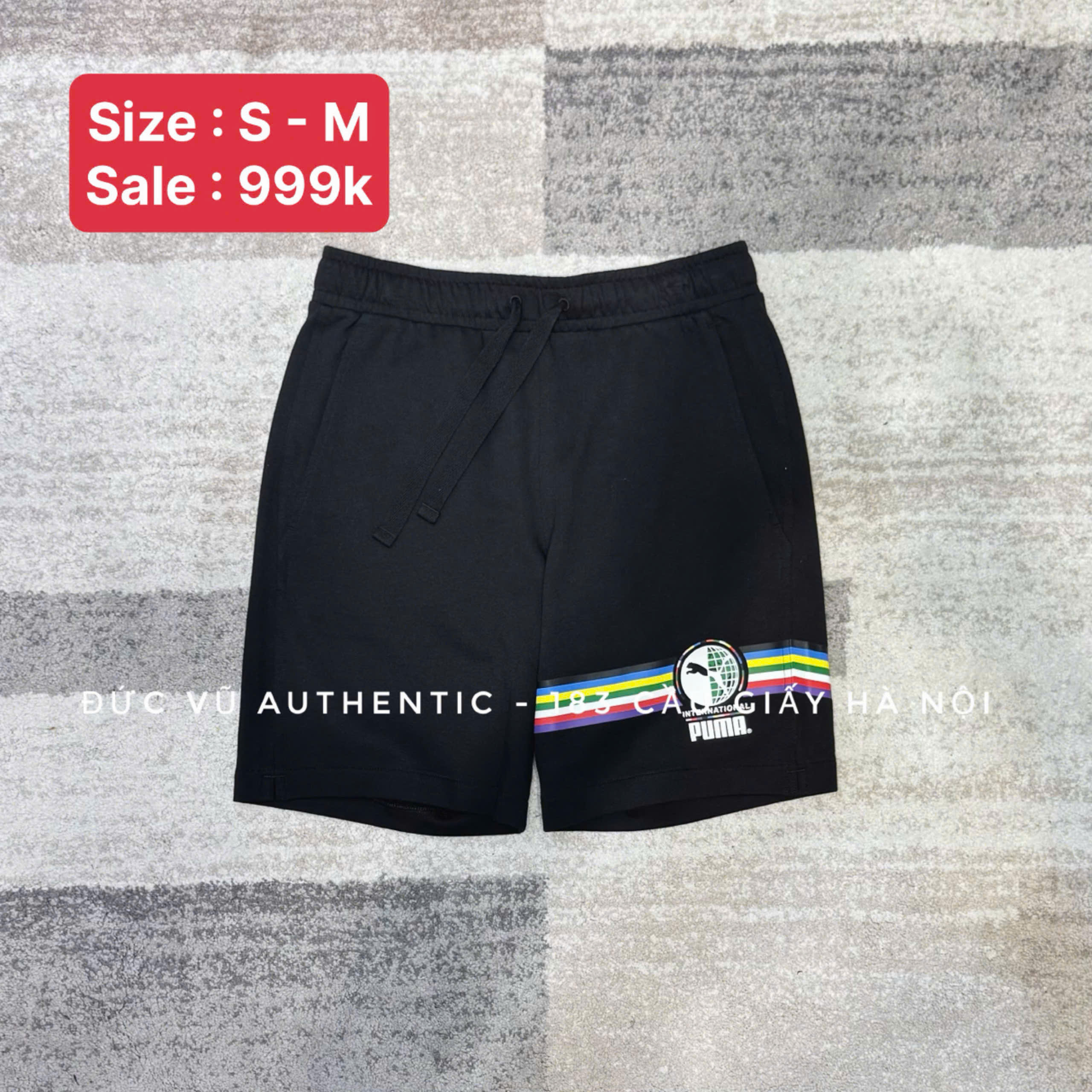 Quần Puma Black Ethnic Trim