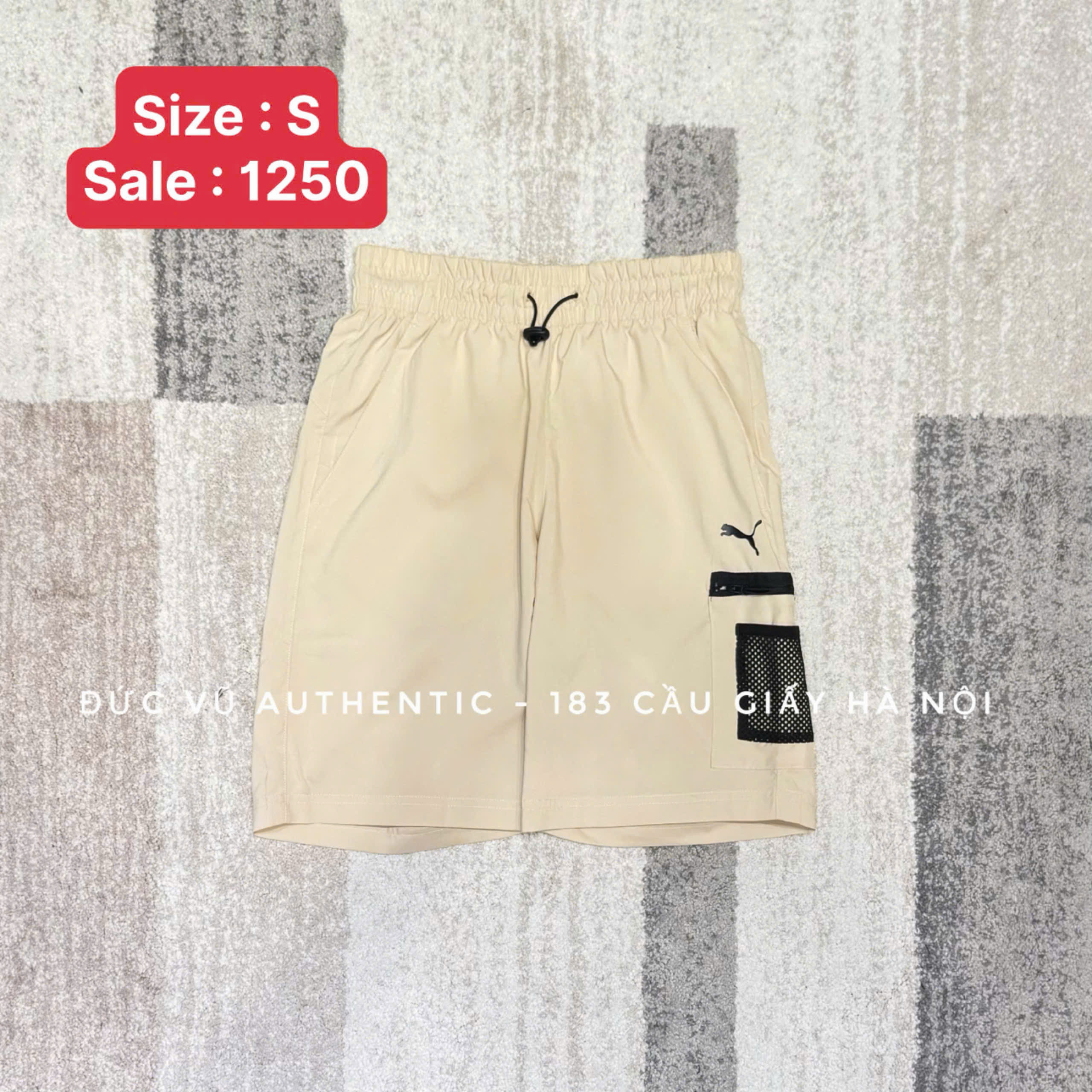 Quần short nam Puma Utility Beige
