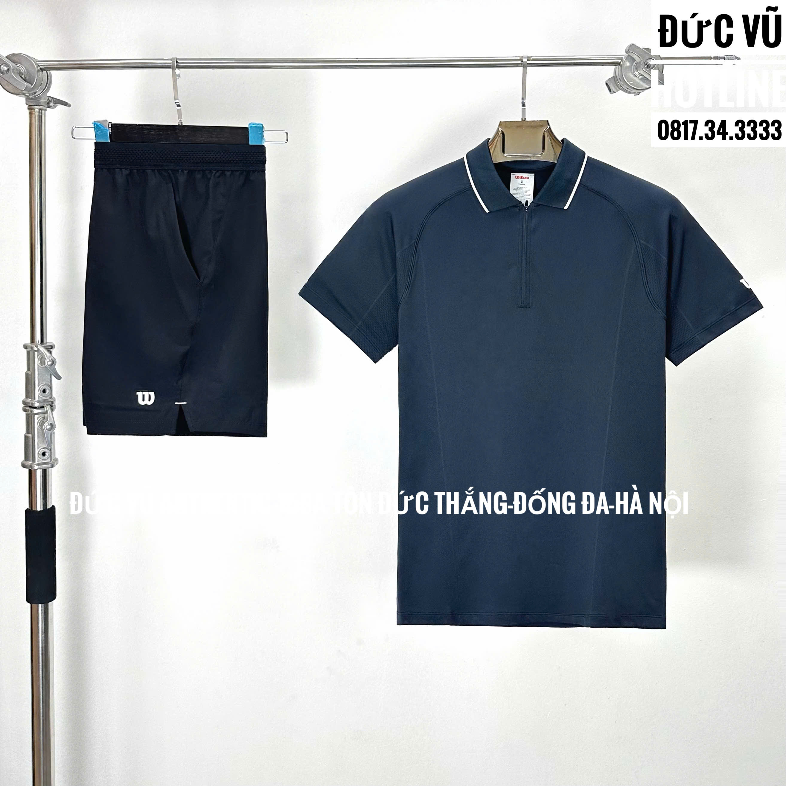 Set đồ thể thao Wilson Polo Navy – Black Shorts