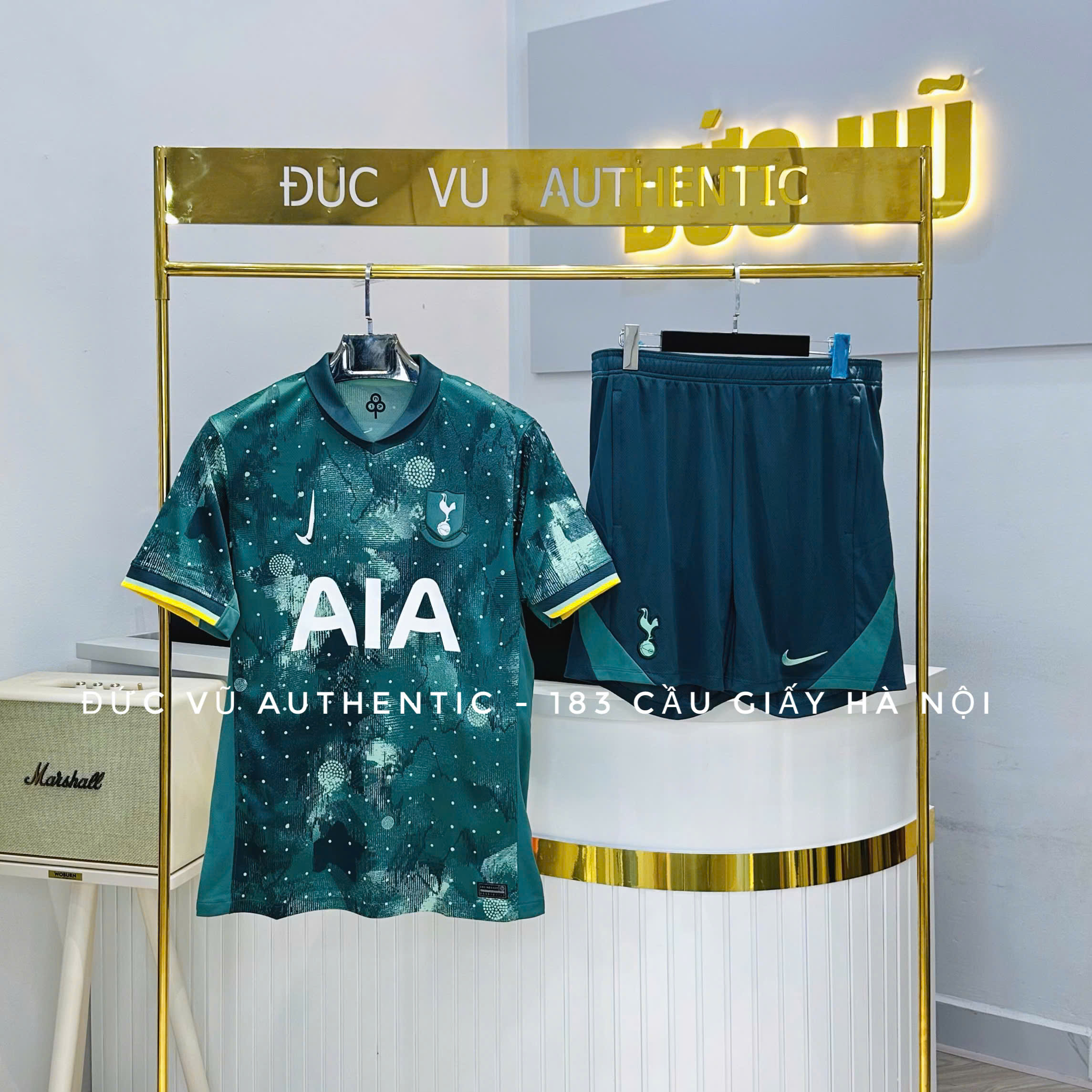 Set đồ bóng đá nam Tottenham Hotspur Sân Khách – Màu Xanh Galaxy