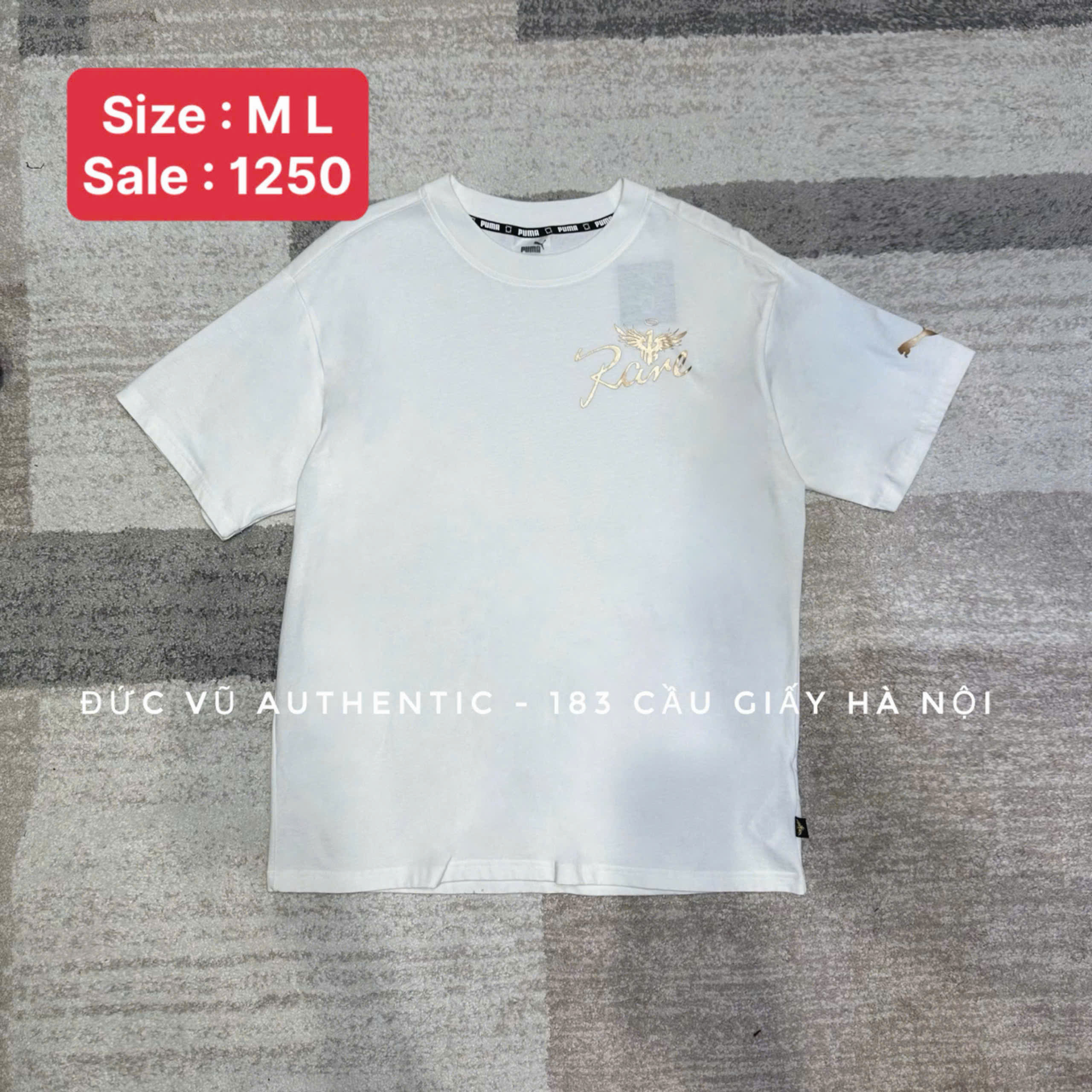 Áo trắng PUMA x Rhuigi Rare