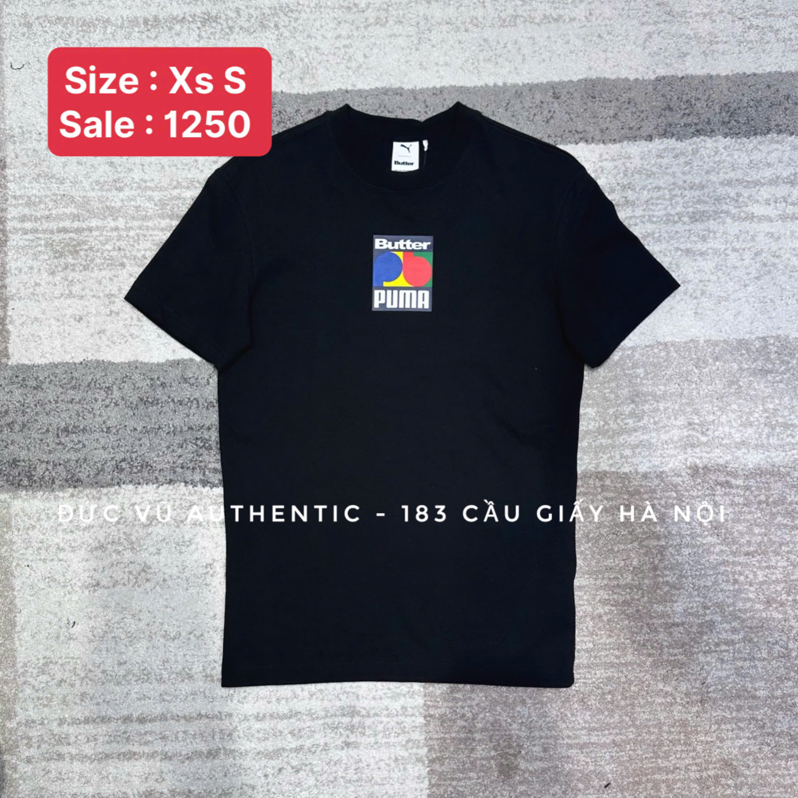 Áo thun Puma x Butter Goods Black Graphic Tee