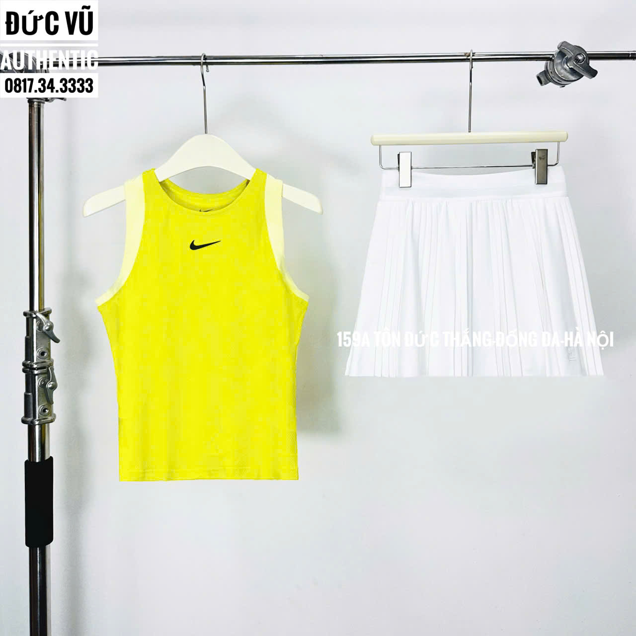 Set thể thao nữ Nike tanktop vàng