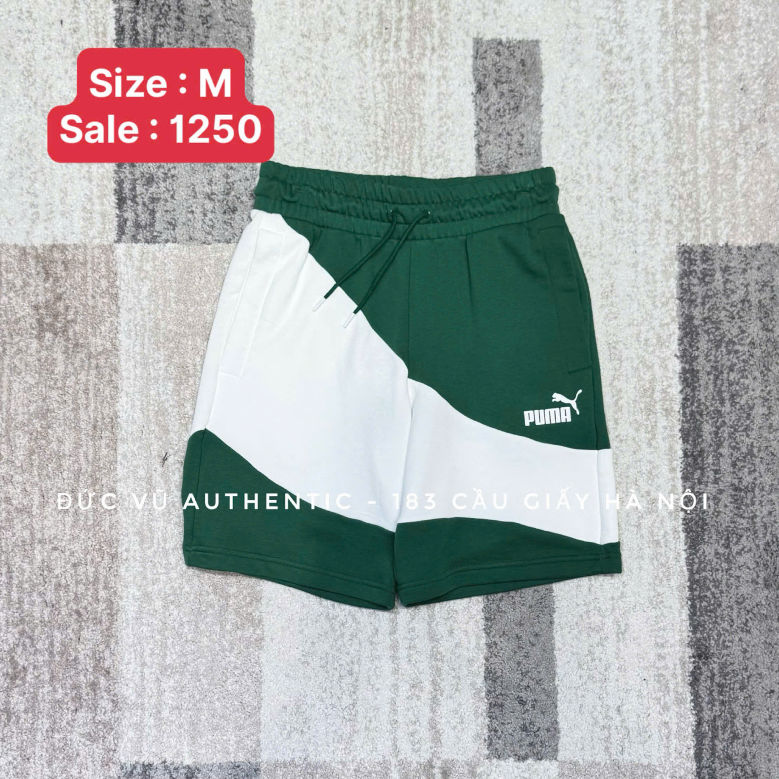 Quần Puma Colorblock Green White