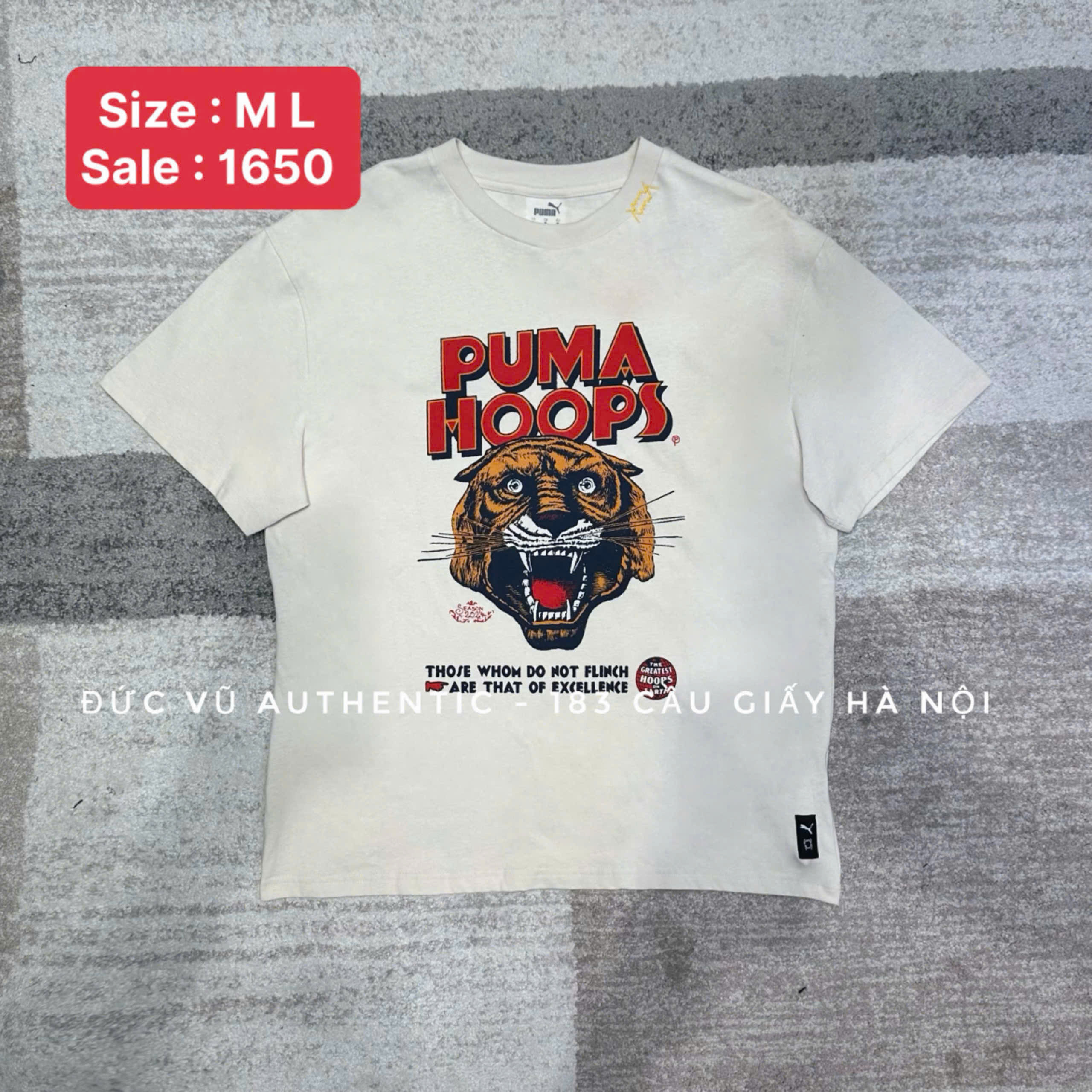 Áo Puma Hoops Retro Tiger Tee