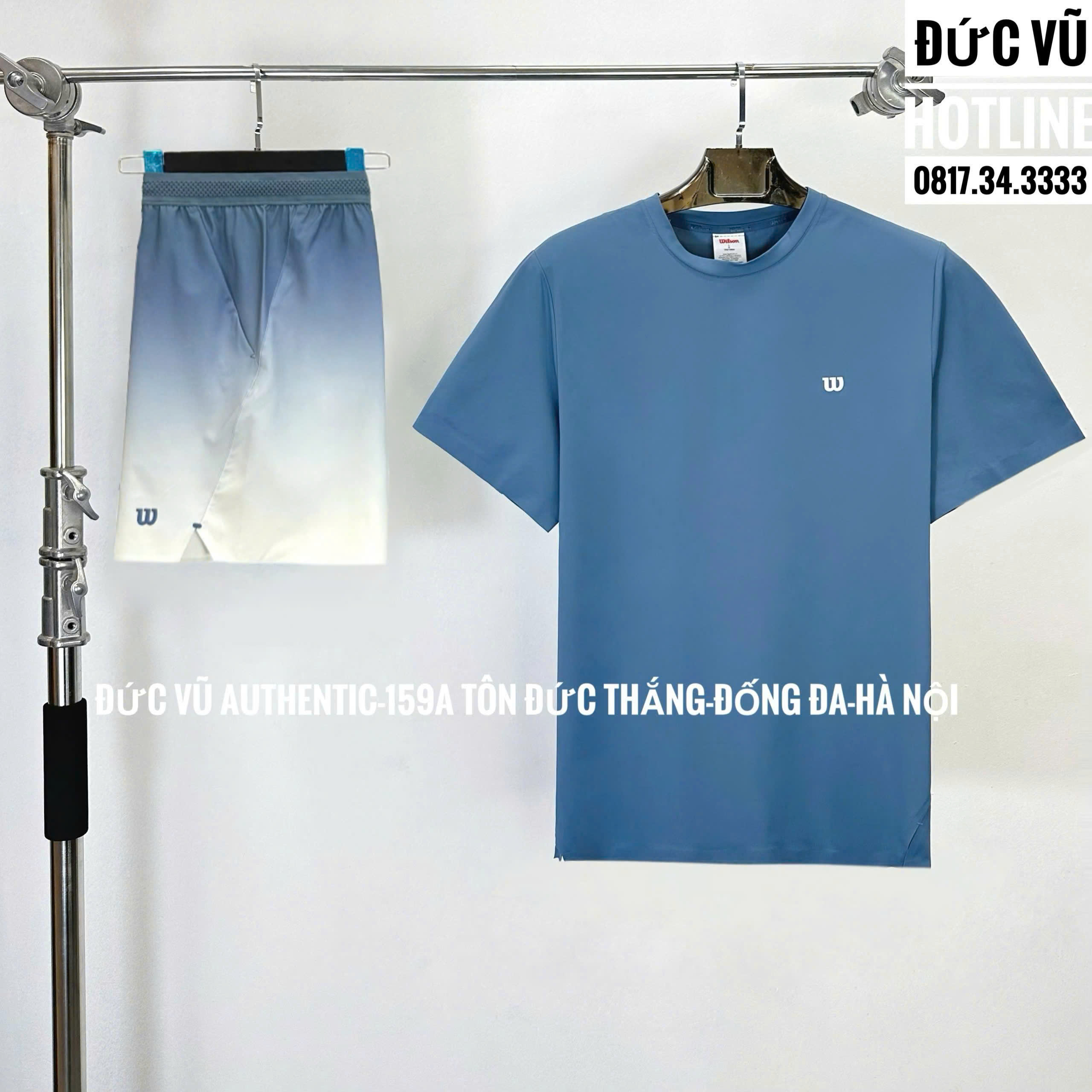 Set thể thao nam Wilson xanh phối ombre