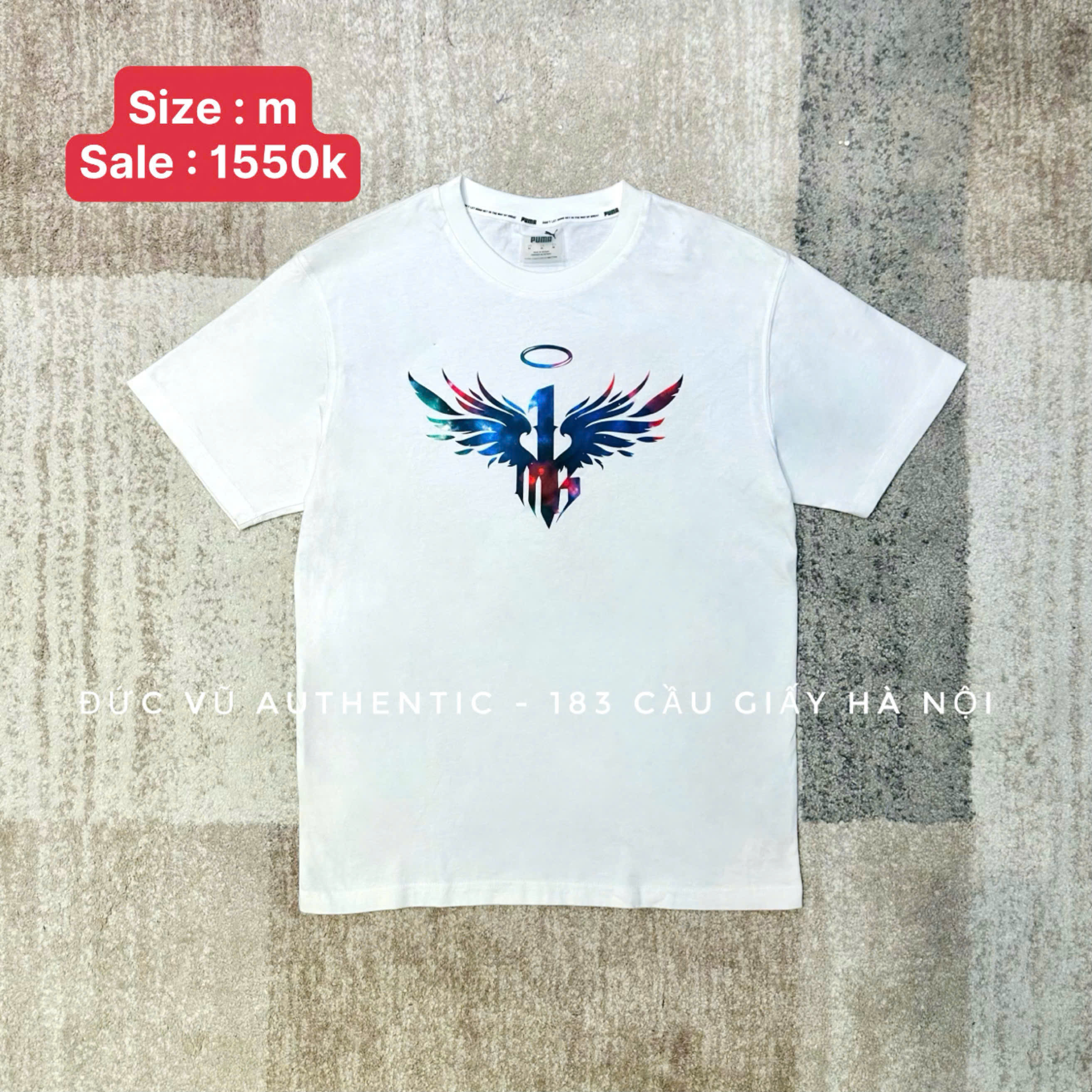 Áo Puma x LaMelo Ball “1 of 1” Angel Wings Tee White