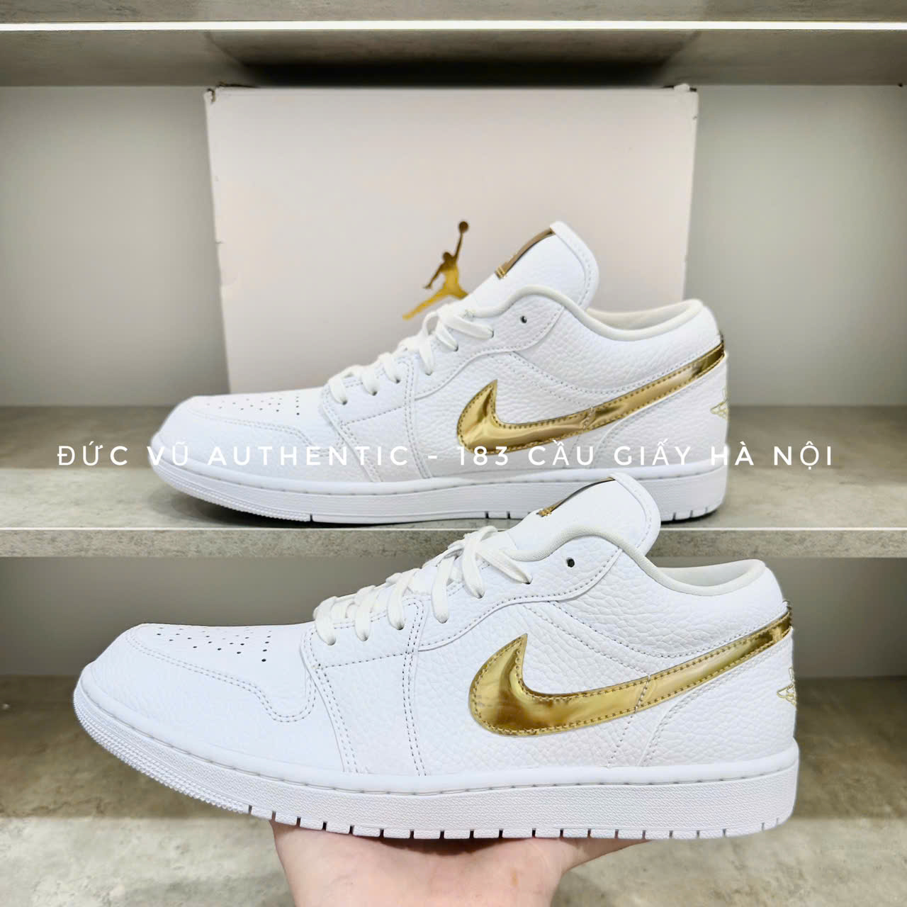 Nike Air Jordan 1 Low “White Gold”