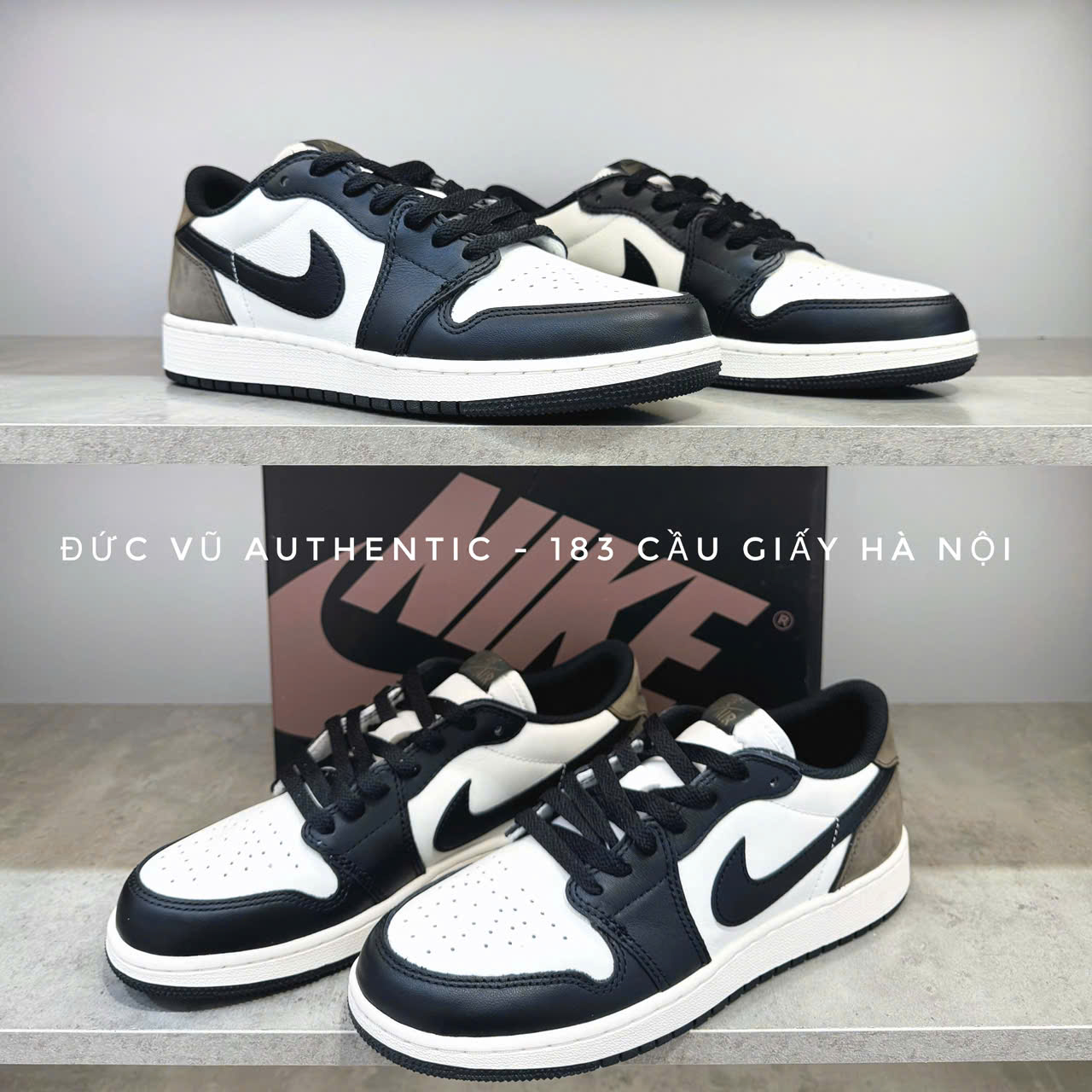 Nike Air Jordan 1 Low “Reverse Mocha Black Toe”