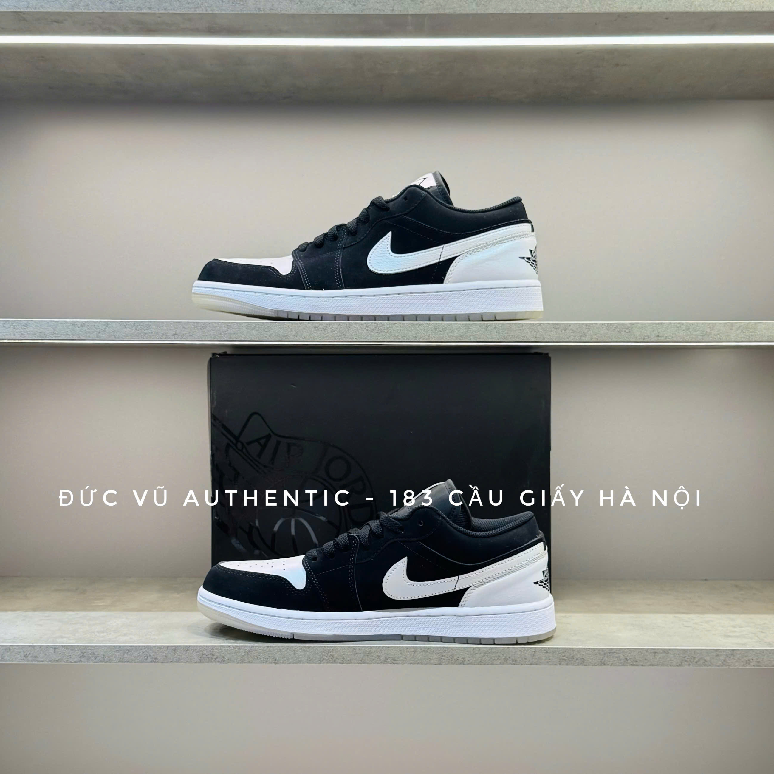 Nike Air Jordan 1 Low "Panda" (Black/White)