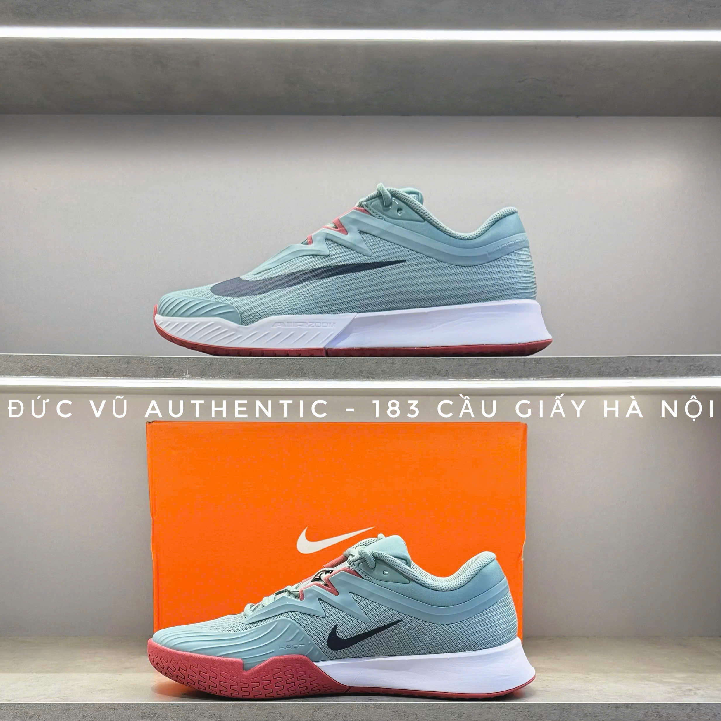 NikeCourt Air Zoom Vapor Pro 2 Mint Green/Red
