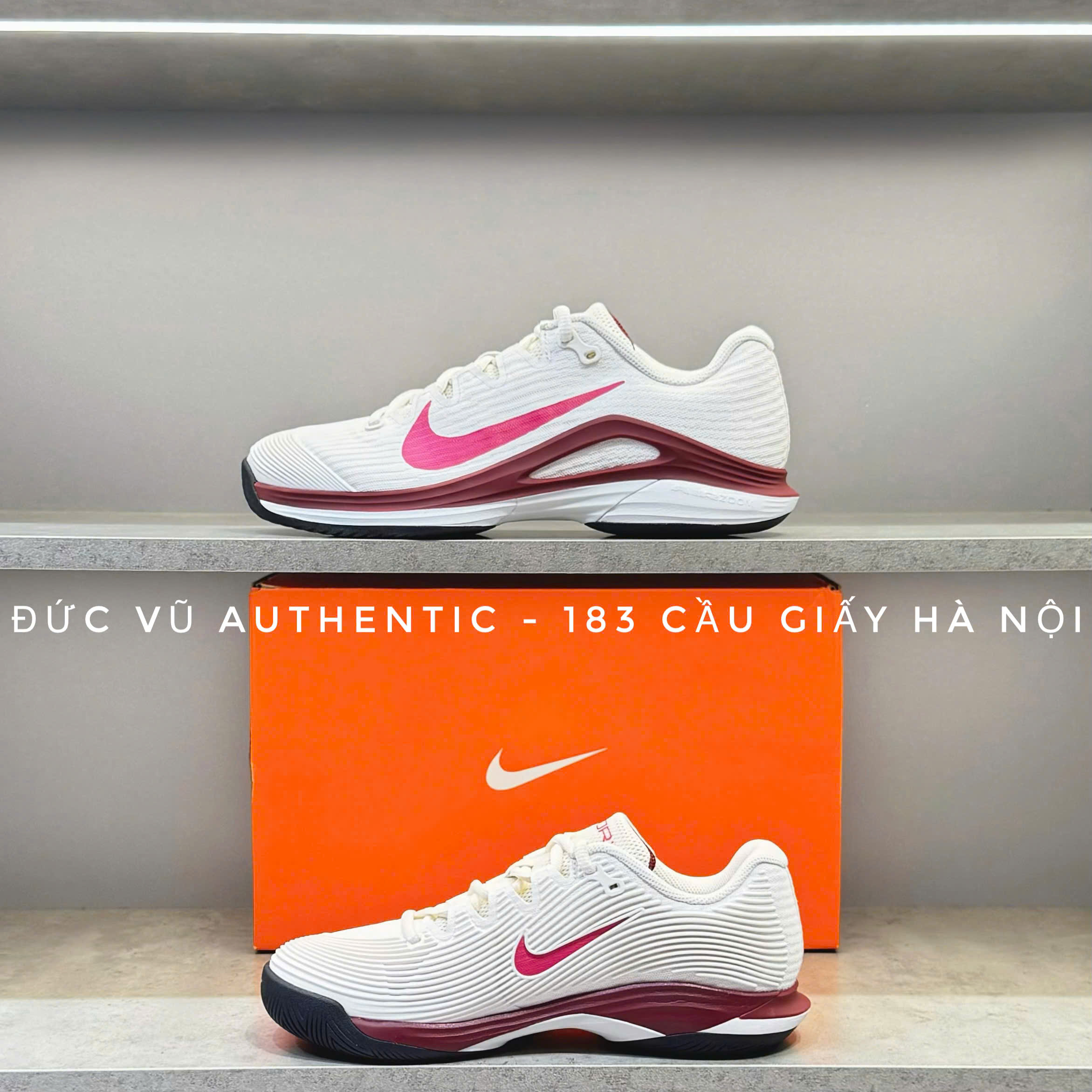 NikeCourt Zoom NXT White/Pink
