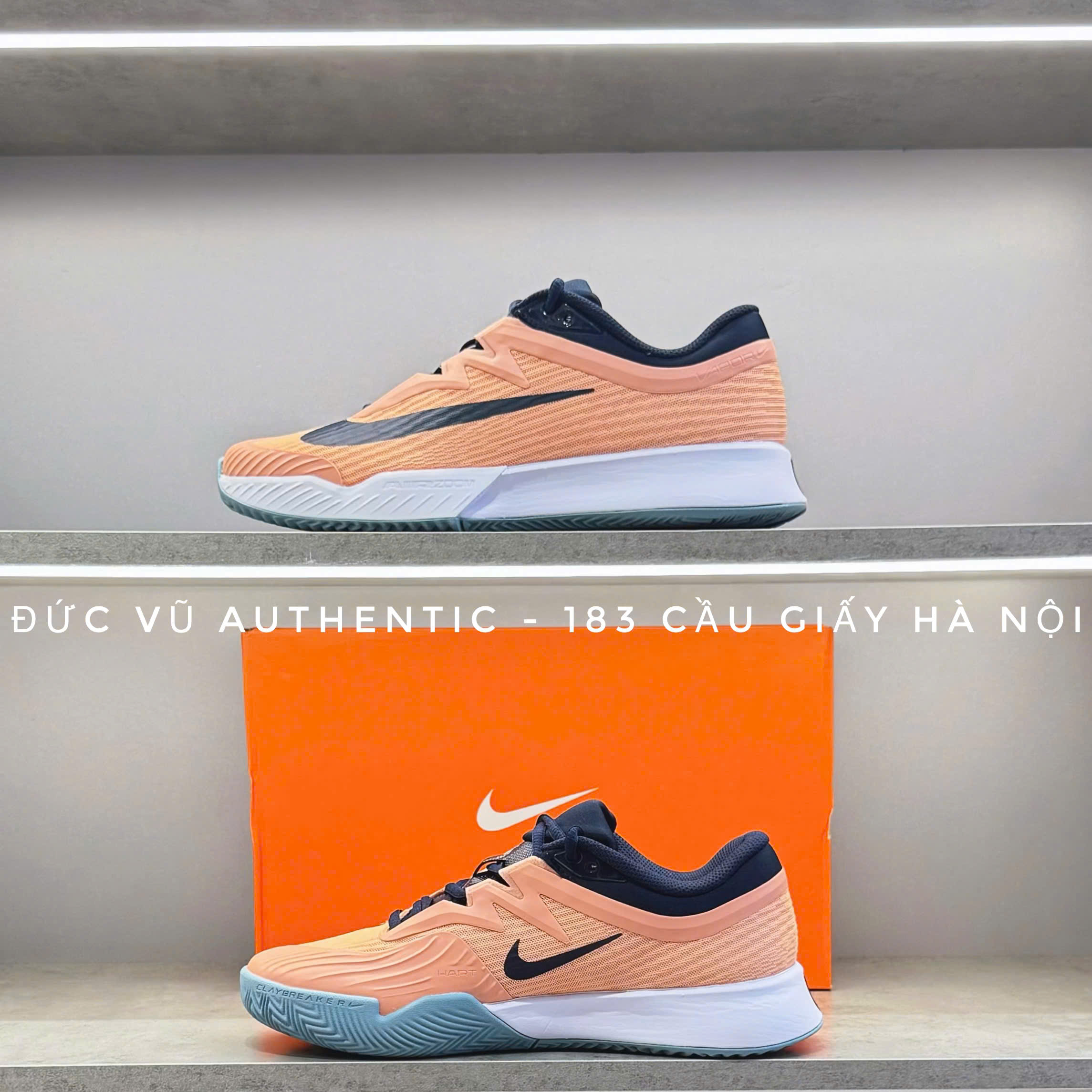 NikeCourt Air Zoom Vapor Pro 2 Peach/Black