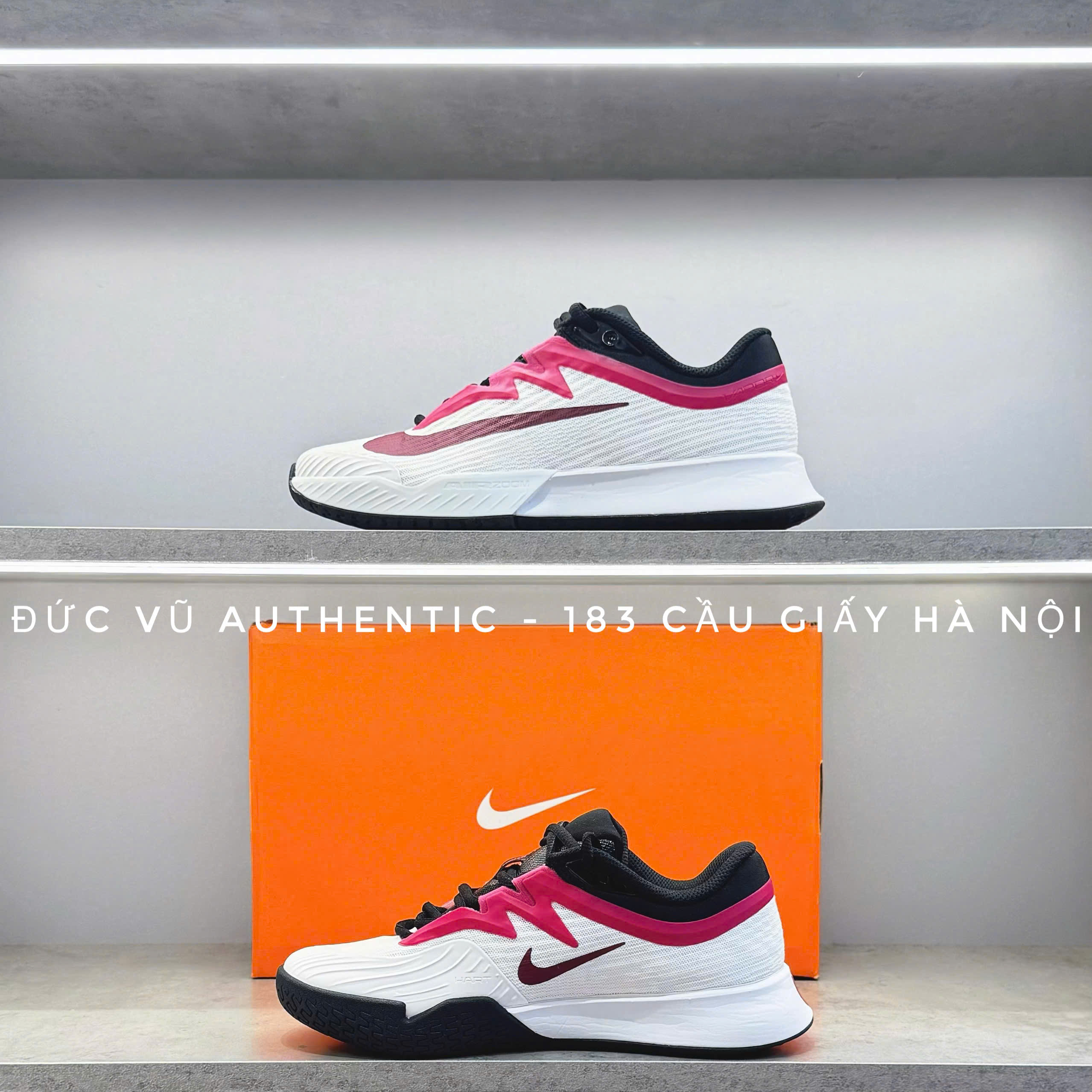 NikeCourt Air Zoom Vapor 11 White/Pink
